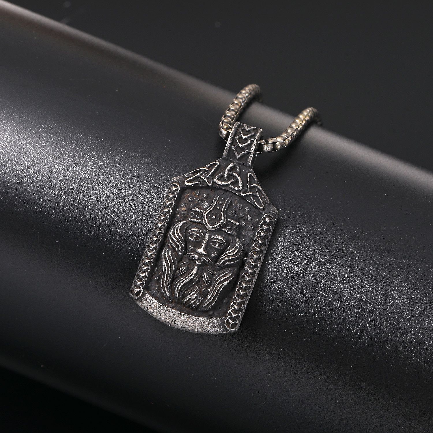 Jewelry Style Black Warrior Necklace Size ONE SIZE - 1 Preview