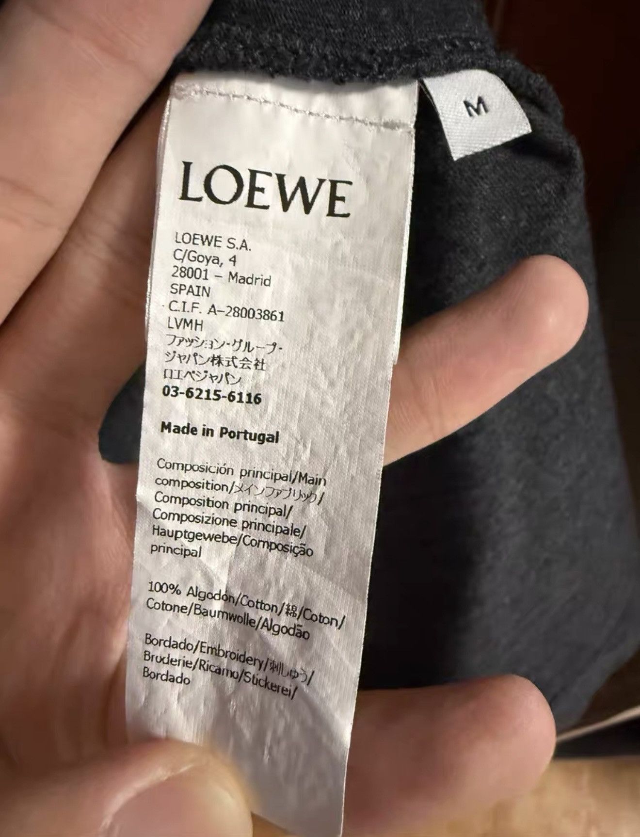 Loewe Loewe Embroidered Letter Short Sleeve T-shirt Size US M / EU 48-50 / 2 - 5 Thumbnail