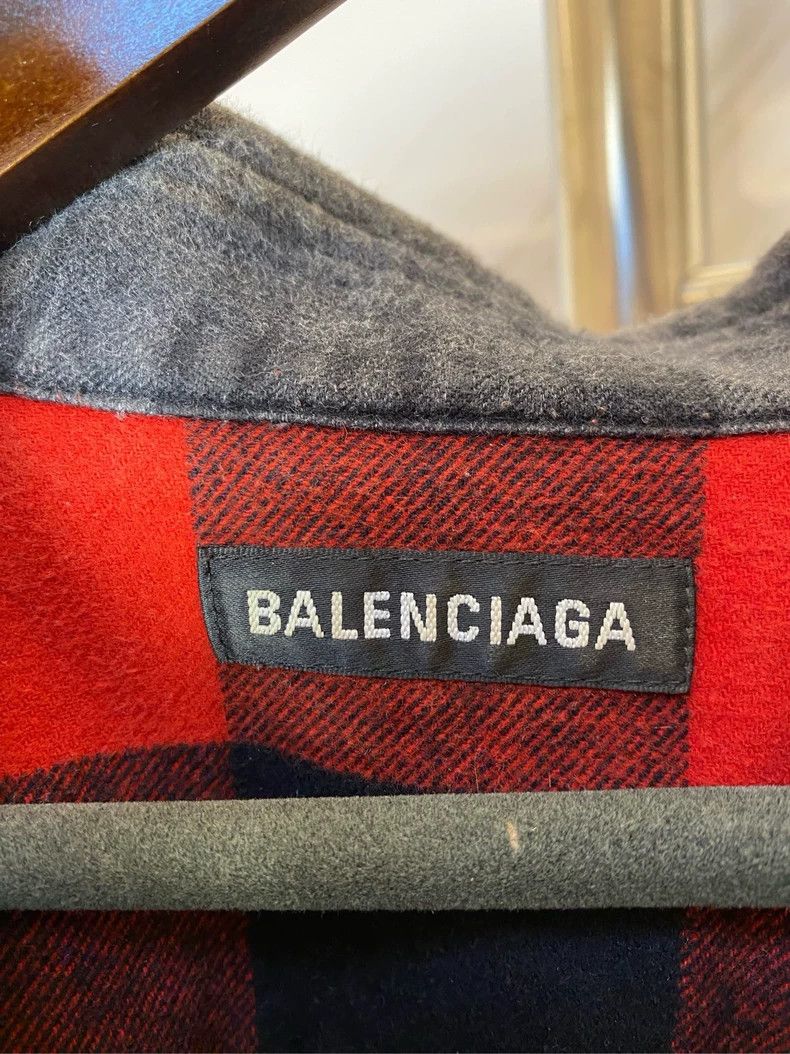 Balenciaga Balenciaga size 39 Wool plaid shirt Size US XS / EU 42 / 0 - 3 Thumbnail