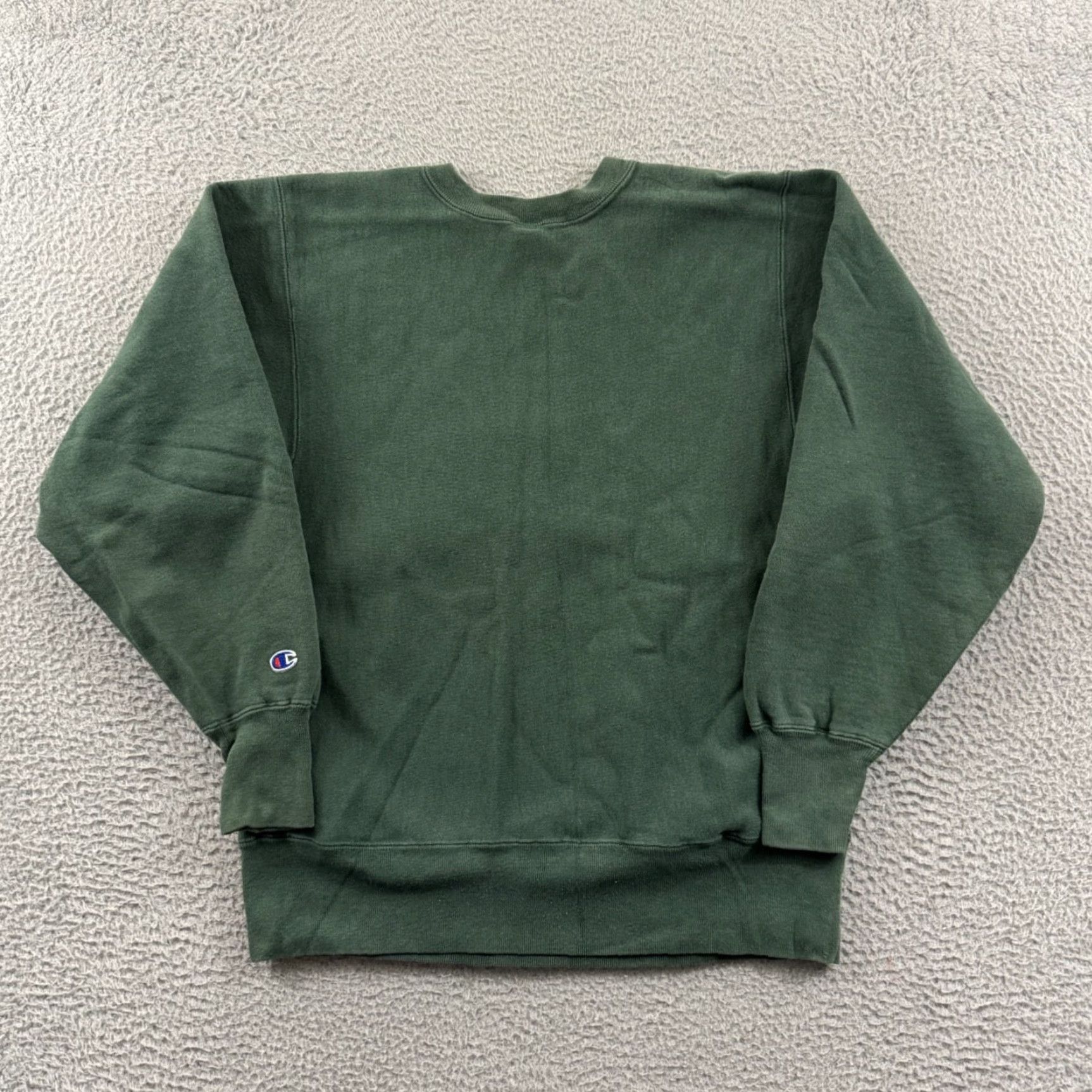Champion VINTAGE Champion Reverse Weave Sweatshirt Mens Large Green Logo 90s Pullover Size US L / EU 52-54 / 3 - 7 Thumbnail