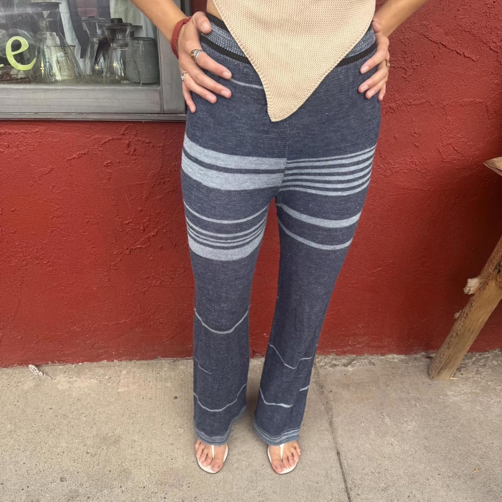 Other Samsara 4 Knit Wide Leg Pants Size 27" / US 4 / IT 40 - 5 Thumbnail