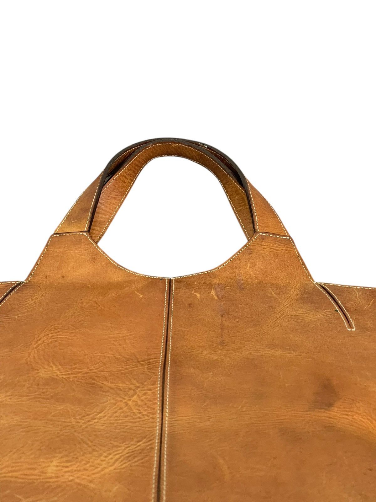 Genuine Leather Full Leather Patina Dakota Japan Tote Bag 1🟩8 Size ONE SIZE - 17 Thumbnail