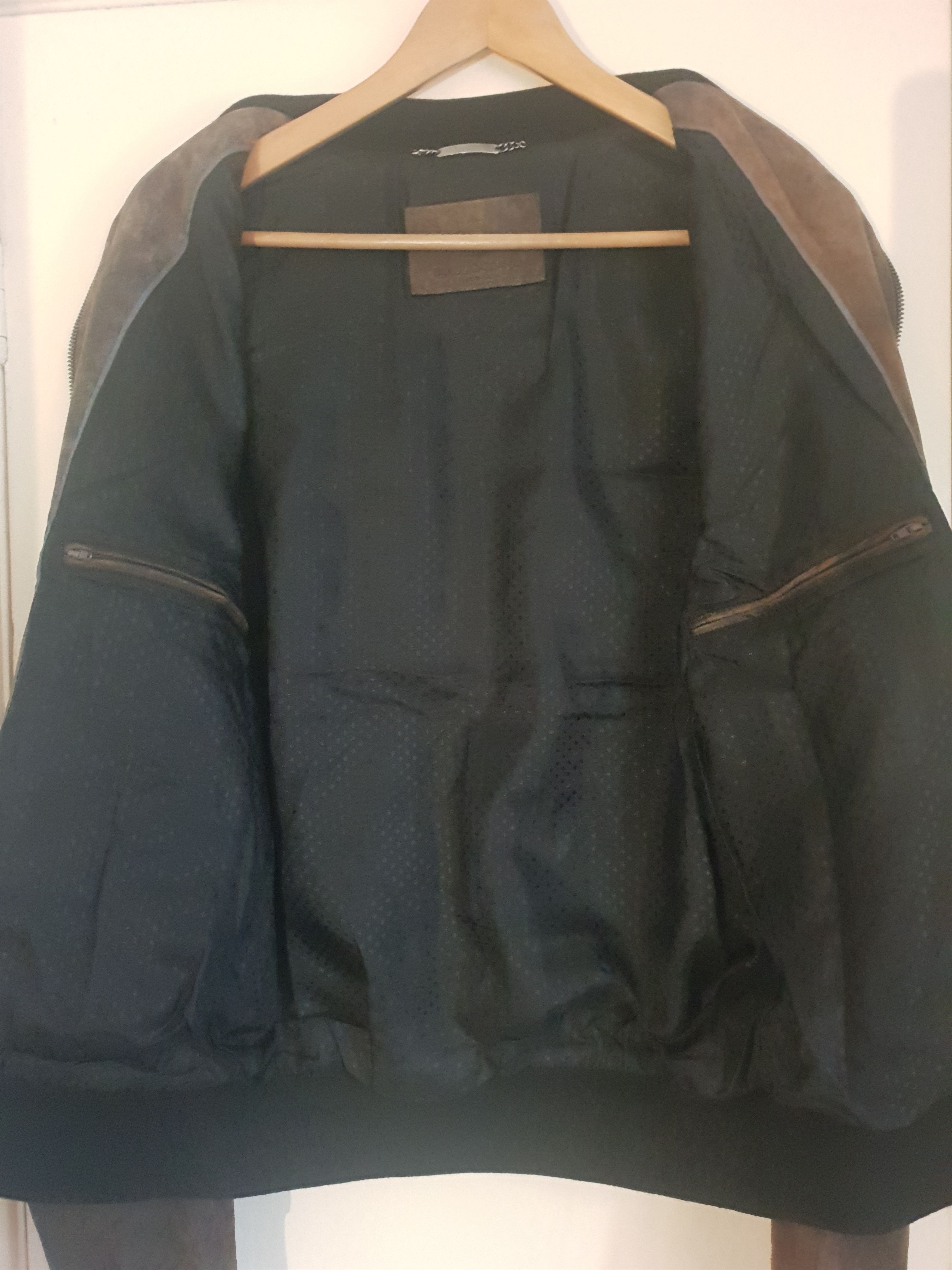 Dolce & Gabbana Men's Dolce & Gabbana Lamb Leather Logo Bomber Jacket Brown Size US M / EU 48-50 / 2 - 5 Thumbnail
