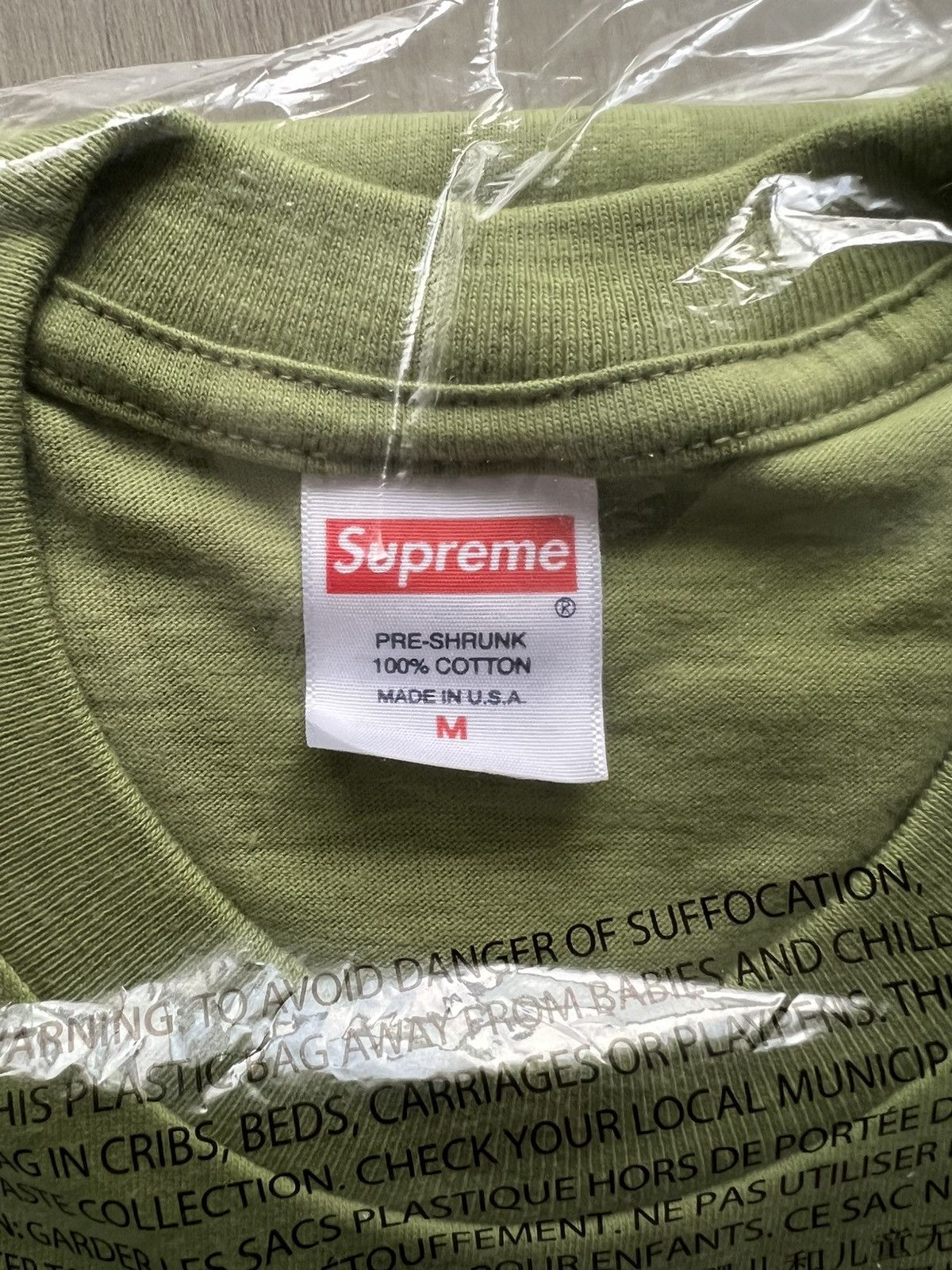 Futura × Supreme Supreme Futura Box Logo Tee - Moss - M Size US M / EU 48-50 / 2 - 3 Thumbnail