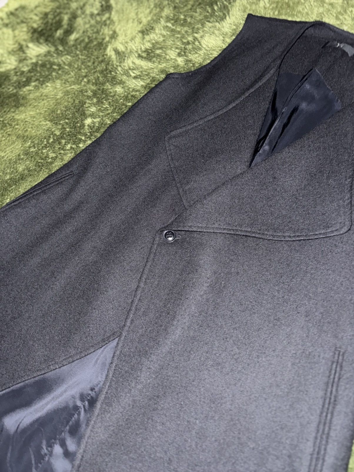 Y's [1] Y’s Yohji Yamamoto One-Button Wool Long Vest Black Size M / US 6-8 / IT 42-44 - 4 Thumbnail