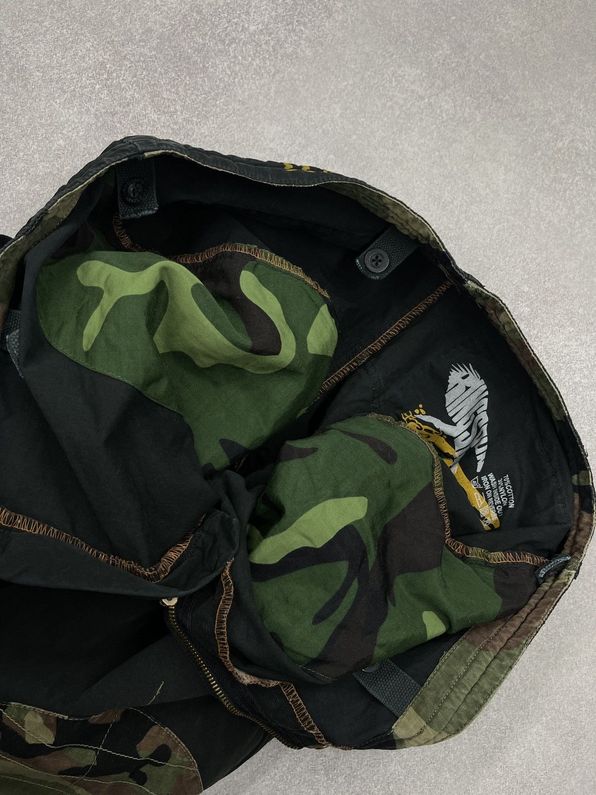 Ringspun Vintage Ringspun Nylon Military Pants Black Japanese Style Size US 33 - 16 Thumbnail