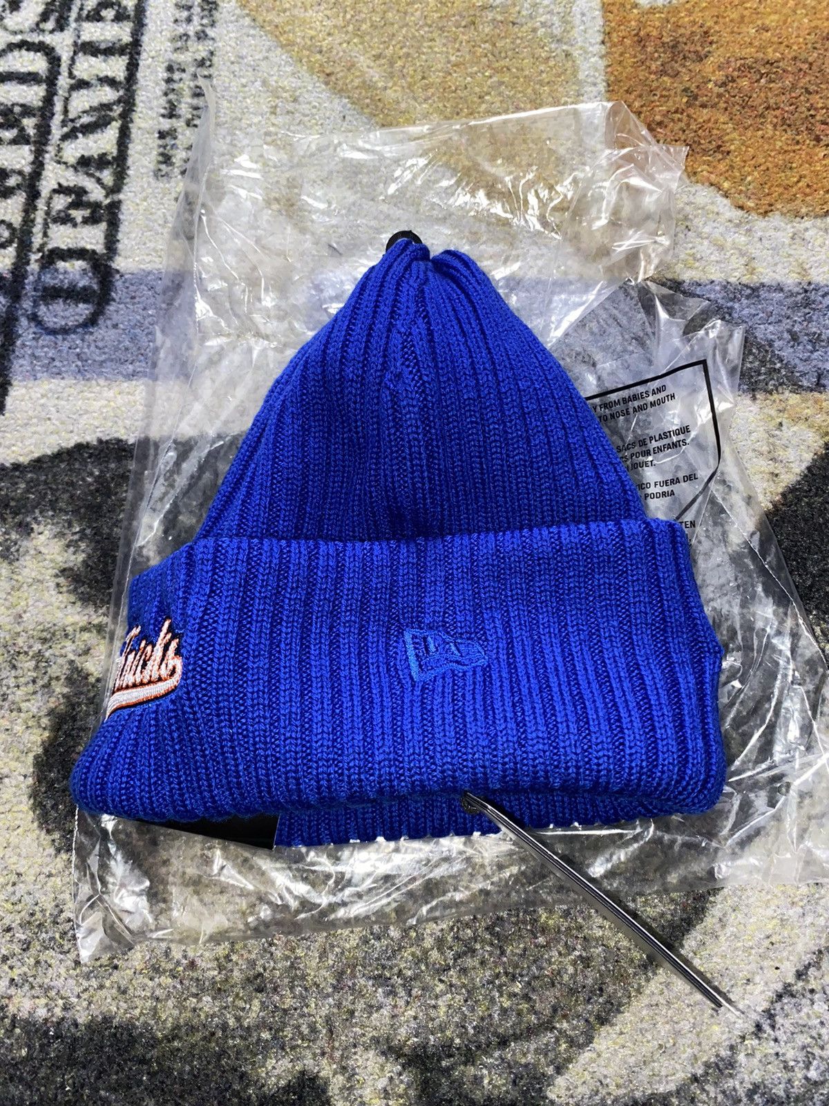 Kith Kith for New York Knicks Court Vision Logo Beanie Size ONE SIZE - 5 Thumbnail