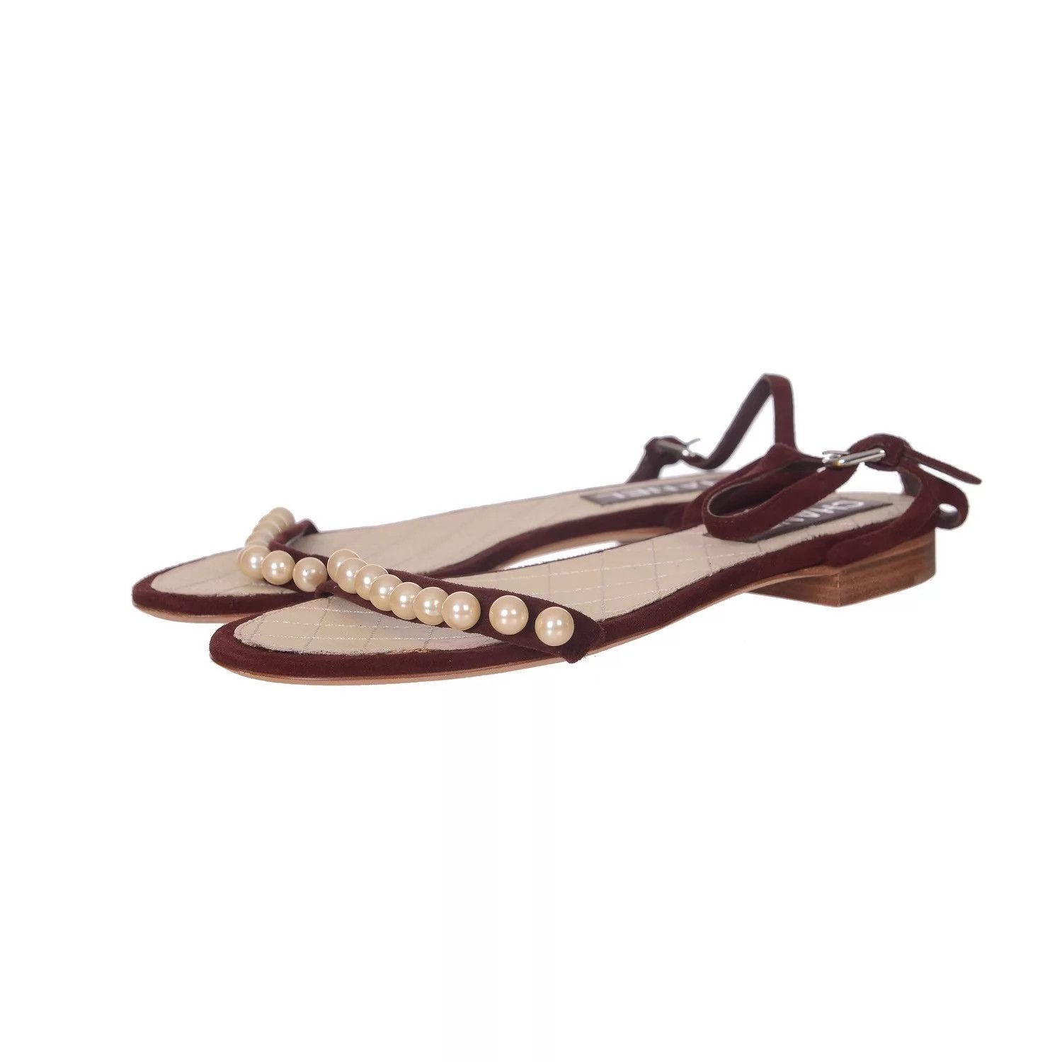 Chanel Chanel Sandal 37.5 Size US 7 / IT 37 - 1 Thumbnail