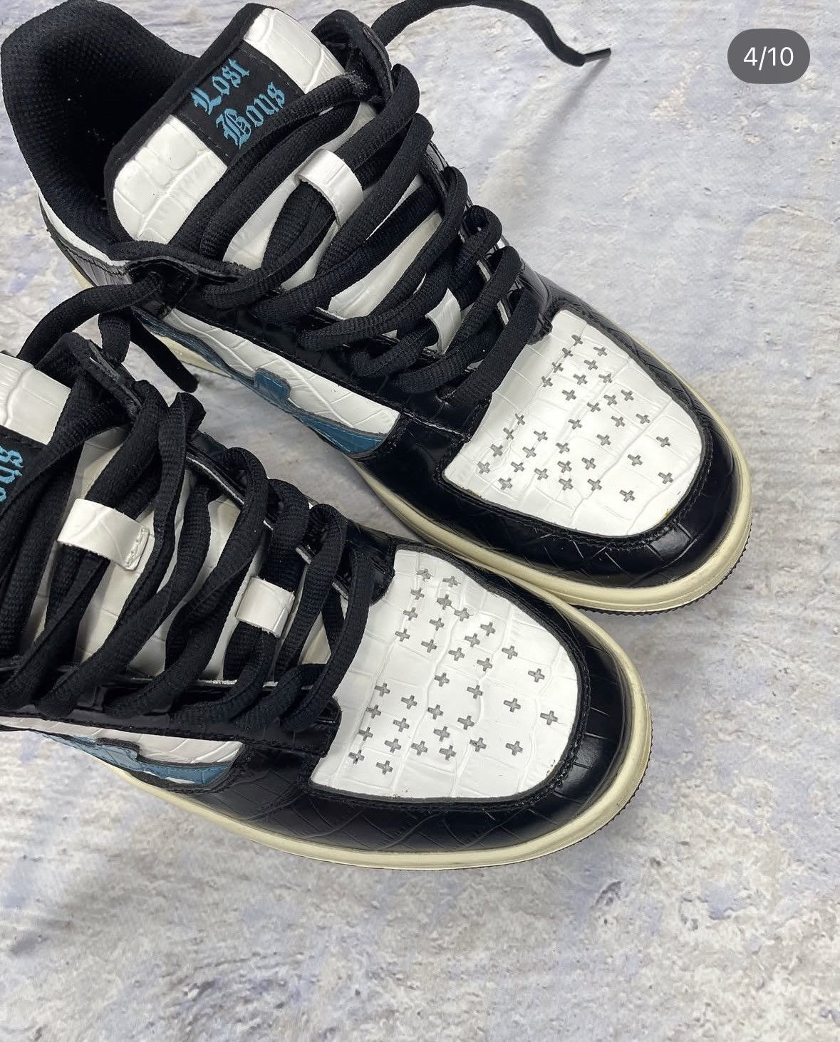 Lost Boys Archives Lost Boys sneakers leather rifle logo Size US 8.5 / EU 41-42 - 3 Thumbnail