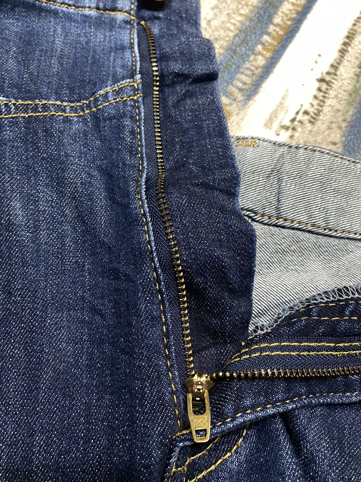 mercibeaucoup MERCIBEAUCOUP Jevous Enprie Stretch Crotch Denim Pants Size US 31 - 8 Thumbnail