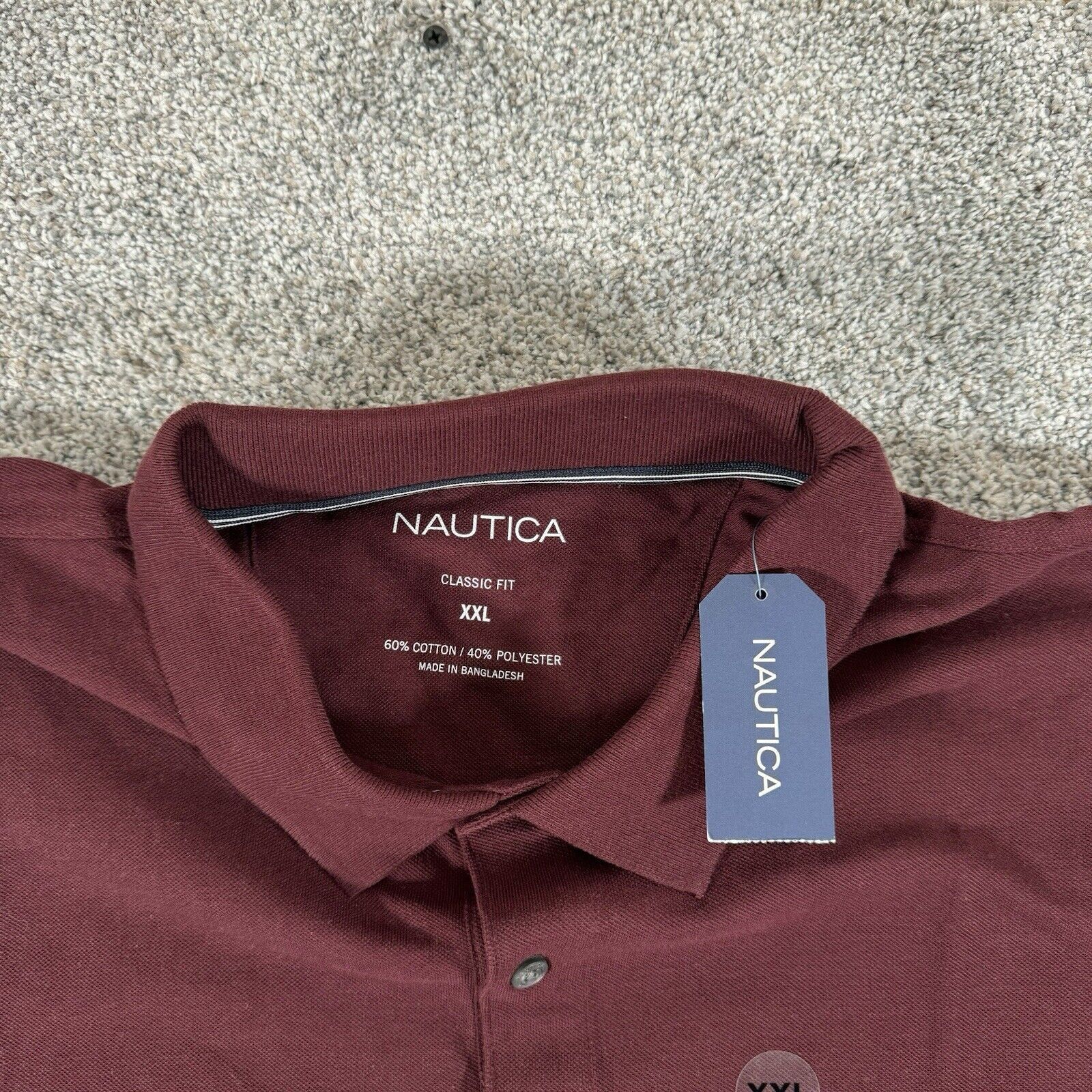 Nautica Nautica Classic Fit Polo Shirt Mens Size XXL Academia Preppy Size US XXL / EU 58 / 5 - 4 Thumbnail
