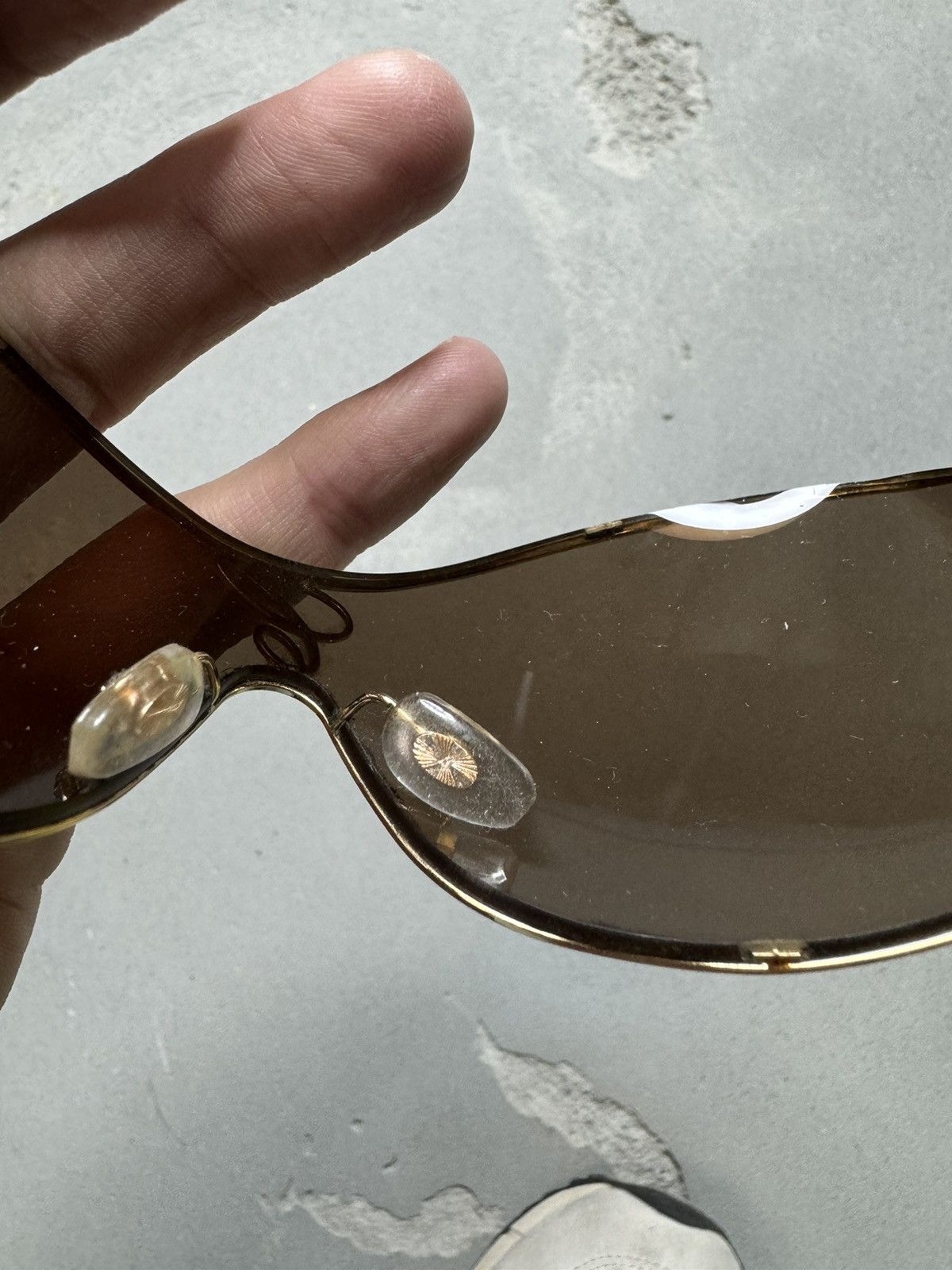 Chopard × Juicy Couture Jeans × Vintage 2000s Blumarine Sunglasses Vintage Bluemarine Y2K Big Bugeye Size ONE SIZE - 6 Thumbnail