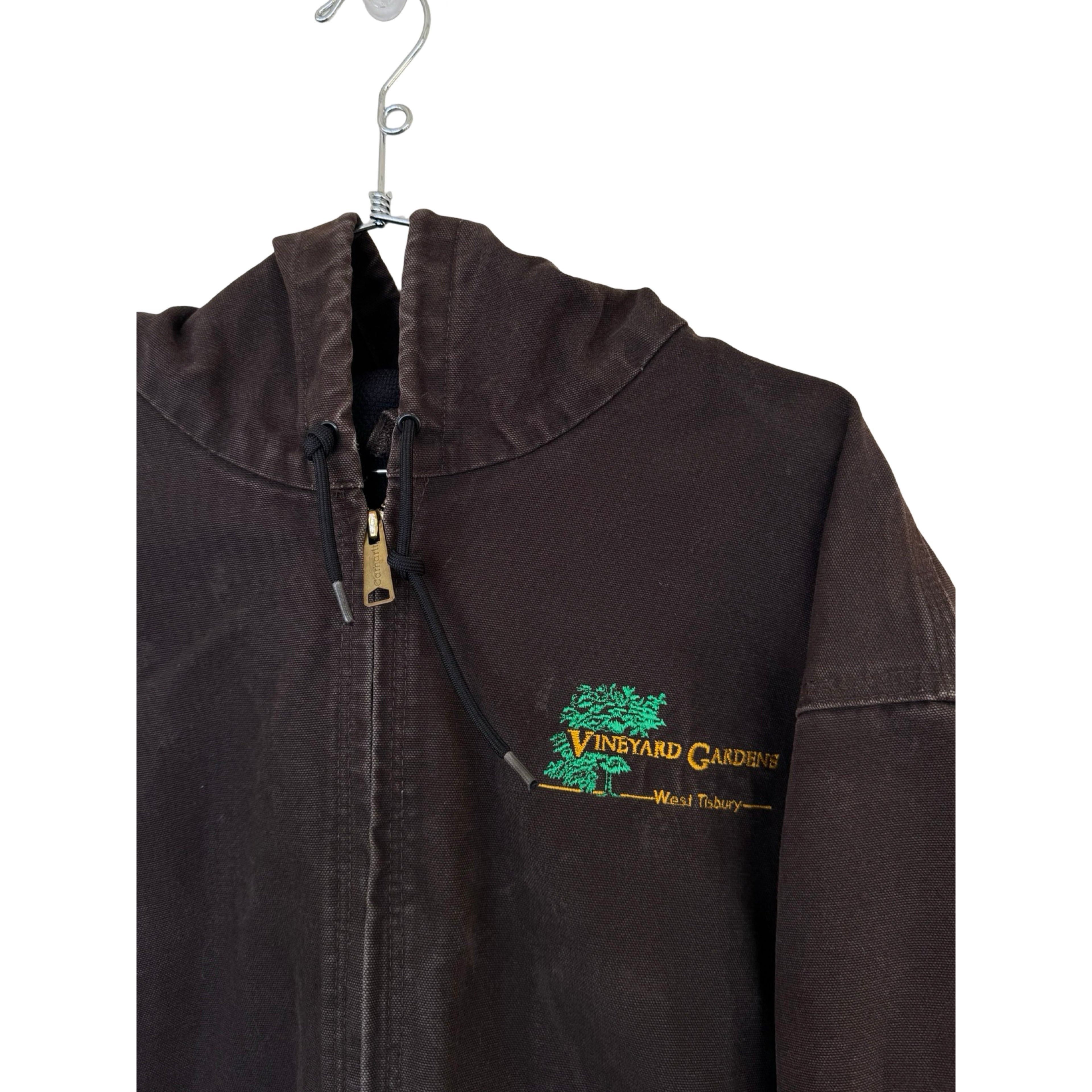 Carhartt × Vintage Vintage Carhartt Vineyard Gardens Hooded Jacket Size US XL / EU 56 / 4 - 5 Thumbnail