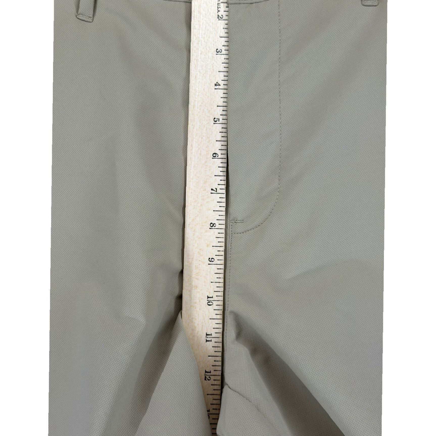Banana Republic Banana Republic Core Temp Chino Pants Mens Beige 36x32 Slim Flat Front Polyester Button Zip 4-Pocket Casual Business Travel Size US 36 / EU 52 - 7 Thumbnail