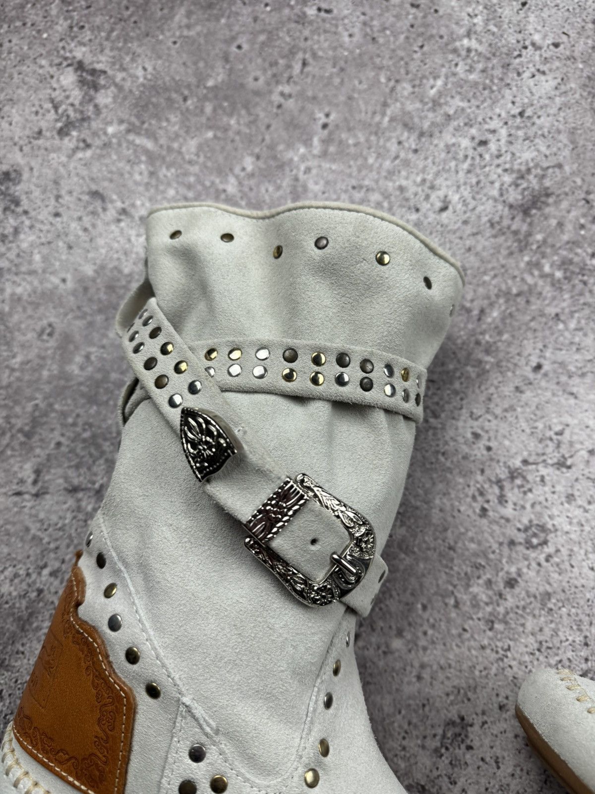 Japanese Brand To be Fashion Y2K Suede Japanesse Glamour Vintage Boots Rare Size US 6 / IT 36 - 13 Thumbnail