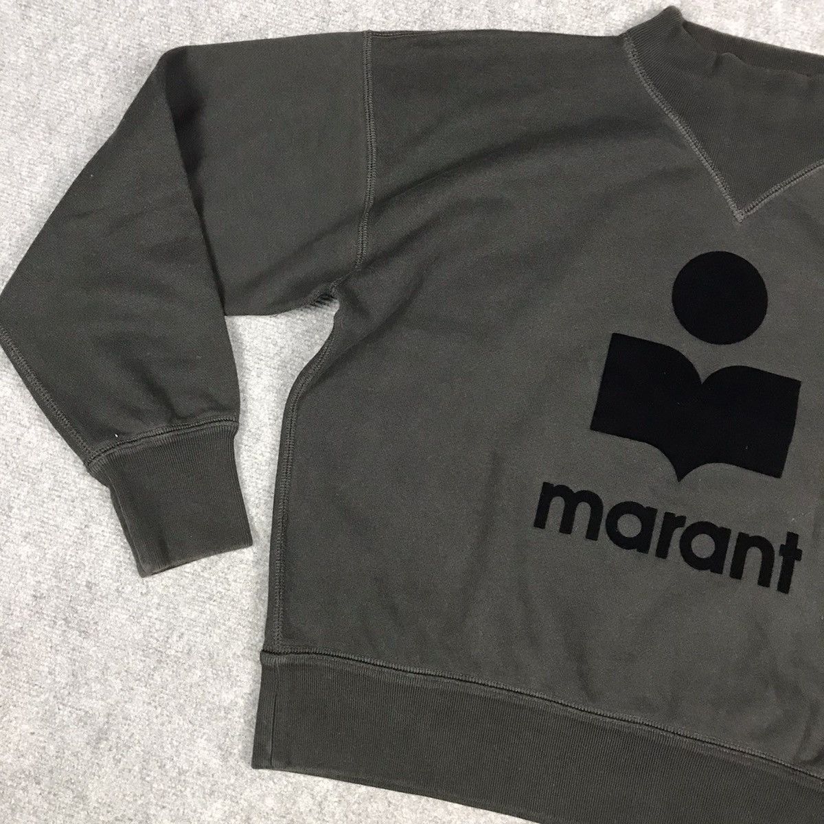 Isabel Marant × Isabel Marant Etoile ISABEL MARANT ETOILE MARANT VELVET LOGO SWEATSHIRT Size US M / EU 48-50 / 2 - 4 Thumbnail