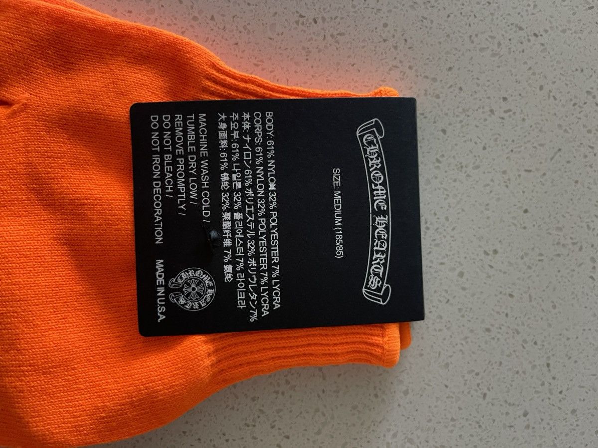 Chrome Hearts Chrome Hearts Orange Gloves Size ONE SIZE - 6 Thumbnail