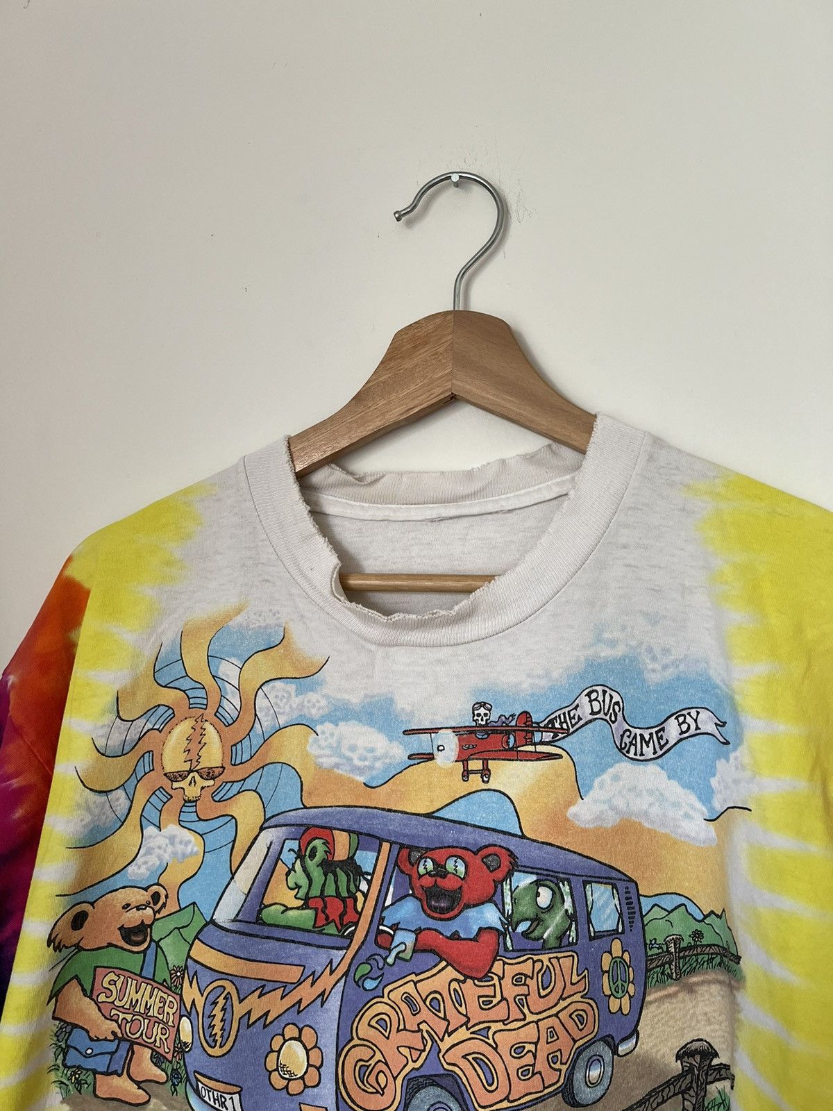 Band Tees × Grateful Dead × Vintage 1994 GDM Summer Tour Bears Animal Nature Single Stitch Tee Size US XL / EU 56 / 4 - 3 Thumbnail