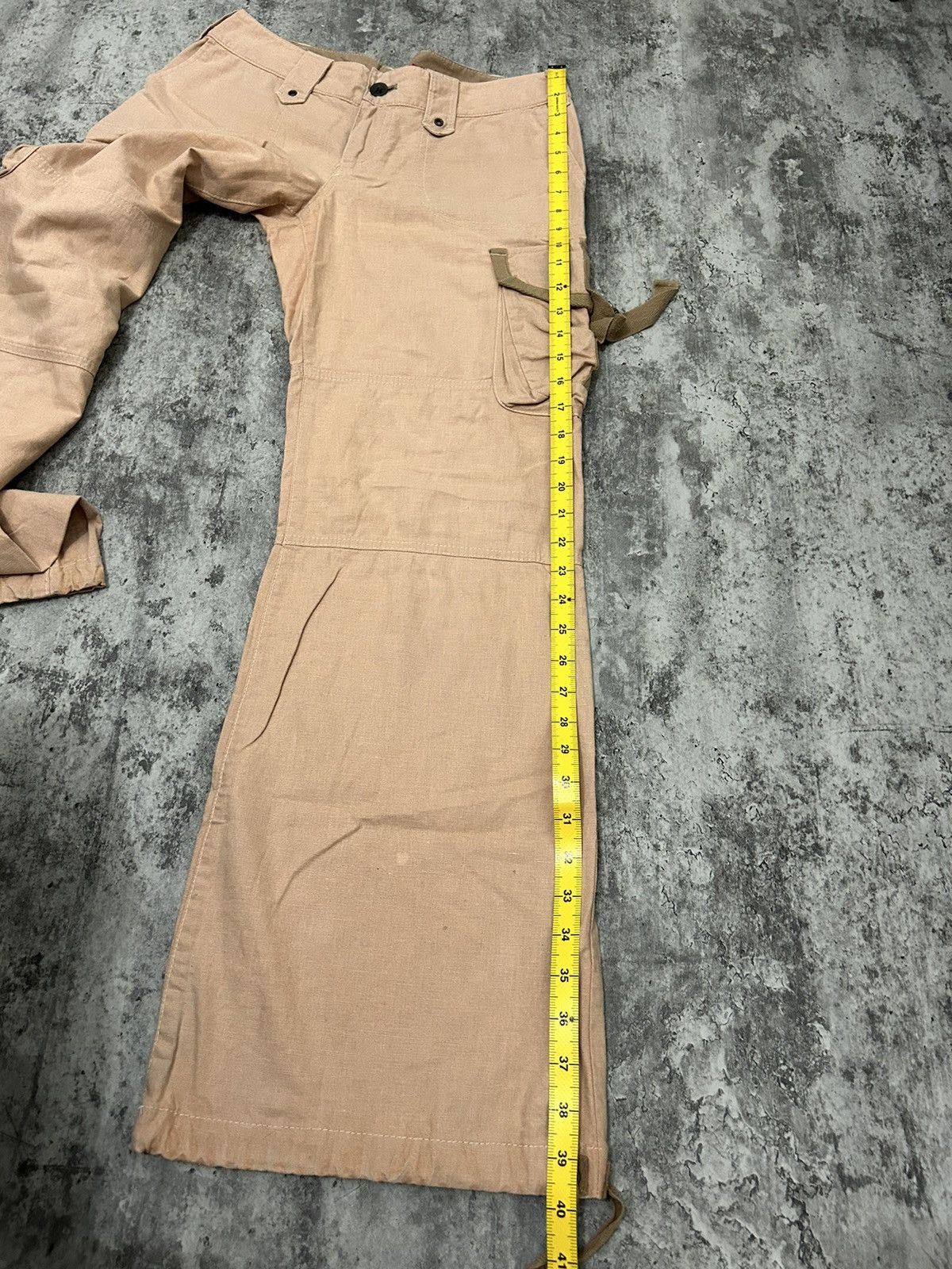 If Six Was Nine × Japanese Brand × Le Grande Bleu (L.G.B.) Ozoz Japan parachute Cargo Flare Pants Size US 30 / EU 46 - 25 Thumbnail