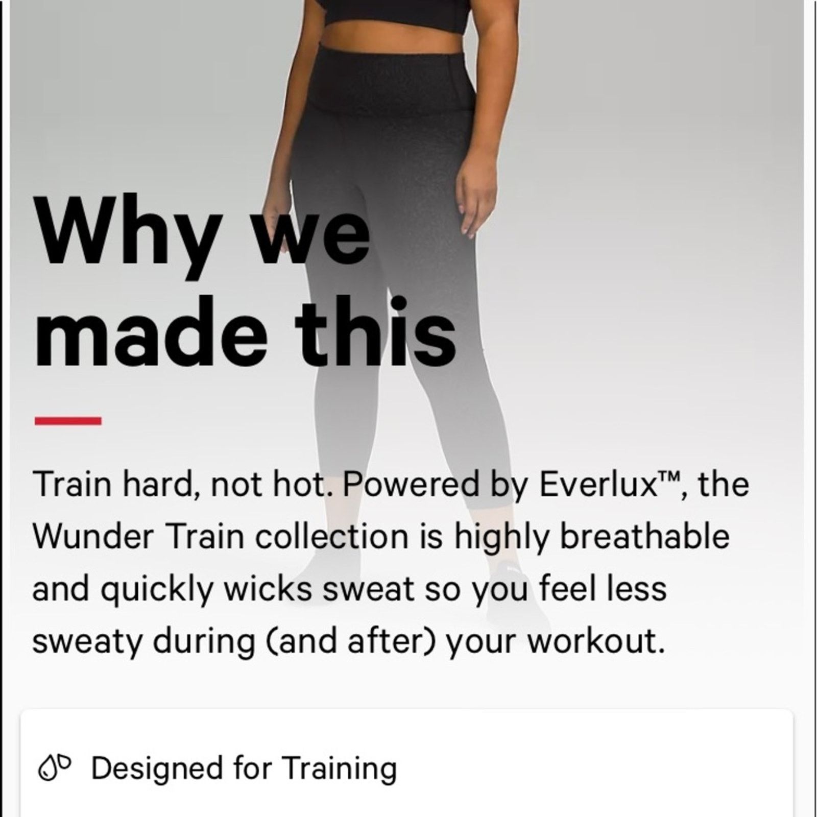 Lululemon LULULEMON Wunder Train HR Tight 25” Sz 20 Crunch Black Gray Size 42" / US 20 - 12 Thumbnail
