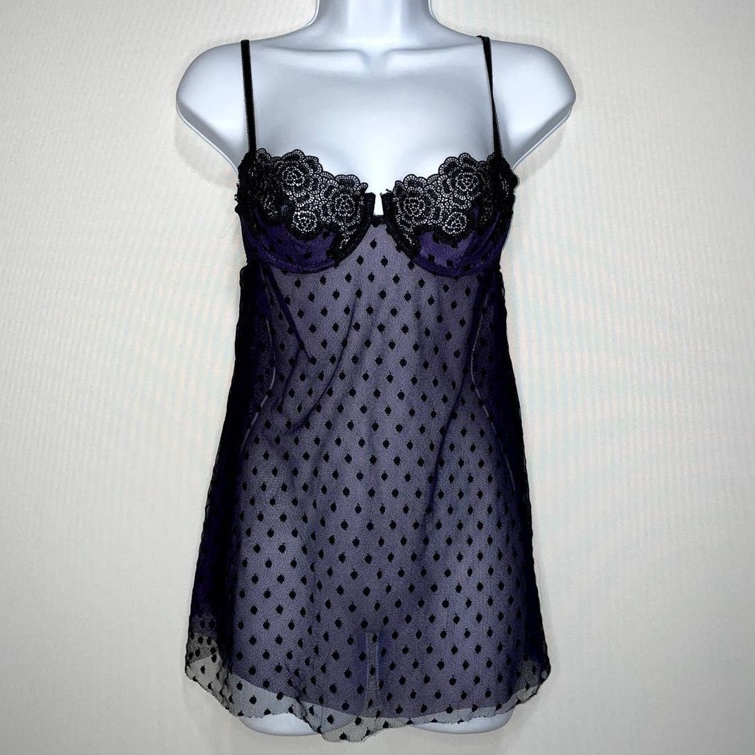 Victoria's Secret hotsell Purple and Black Lingerie Dress