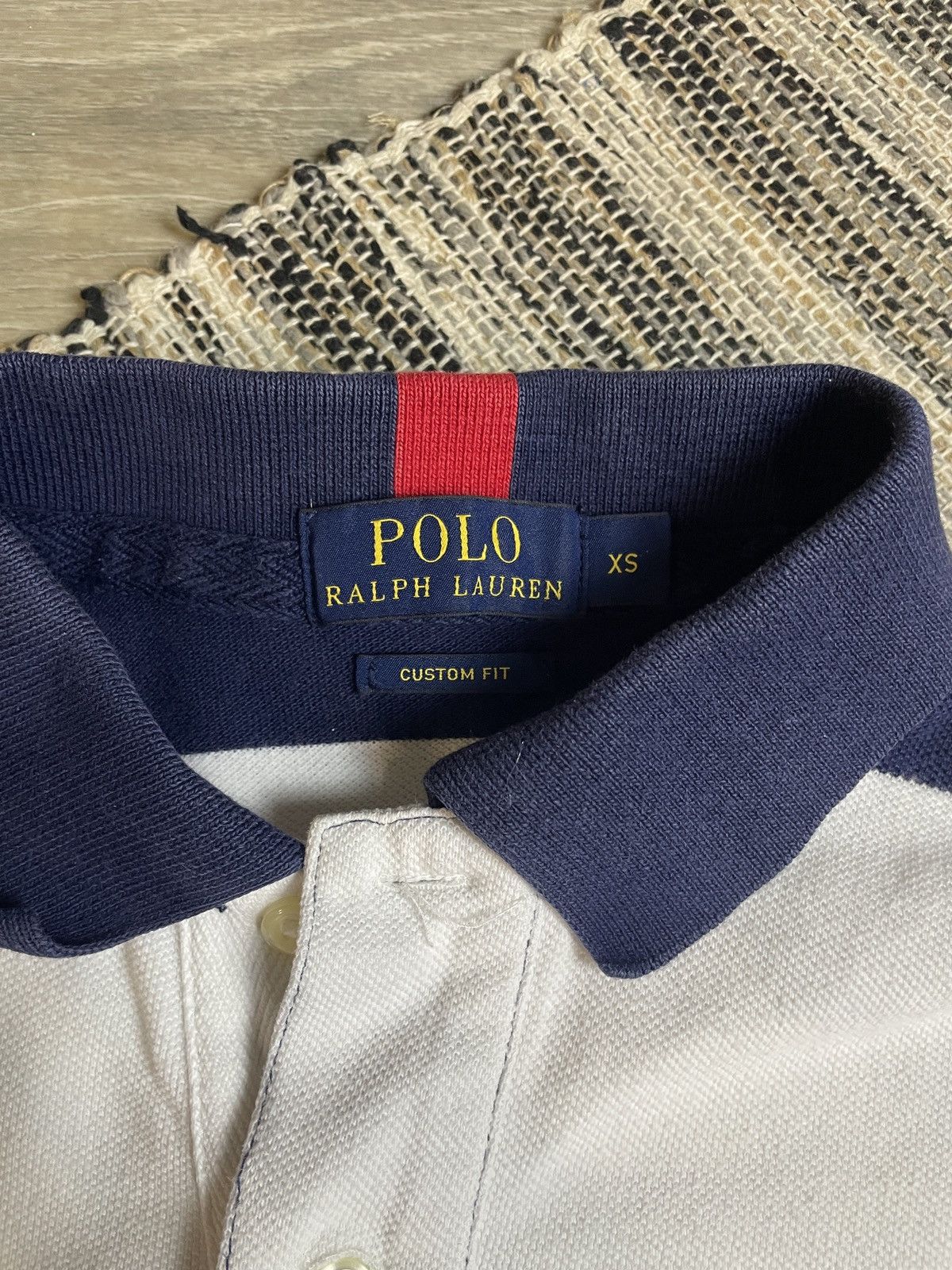 RRL Ralph Lauren 🐎🇺🇸 Polo Ralph Lauren United States Collar Neck T-Shirt Size US XS / EU 42 / 0 - 7 Thumbnail