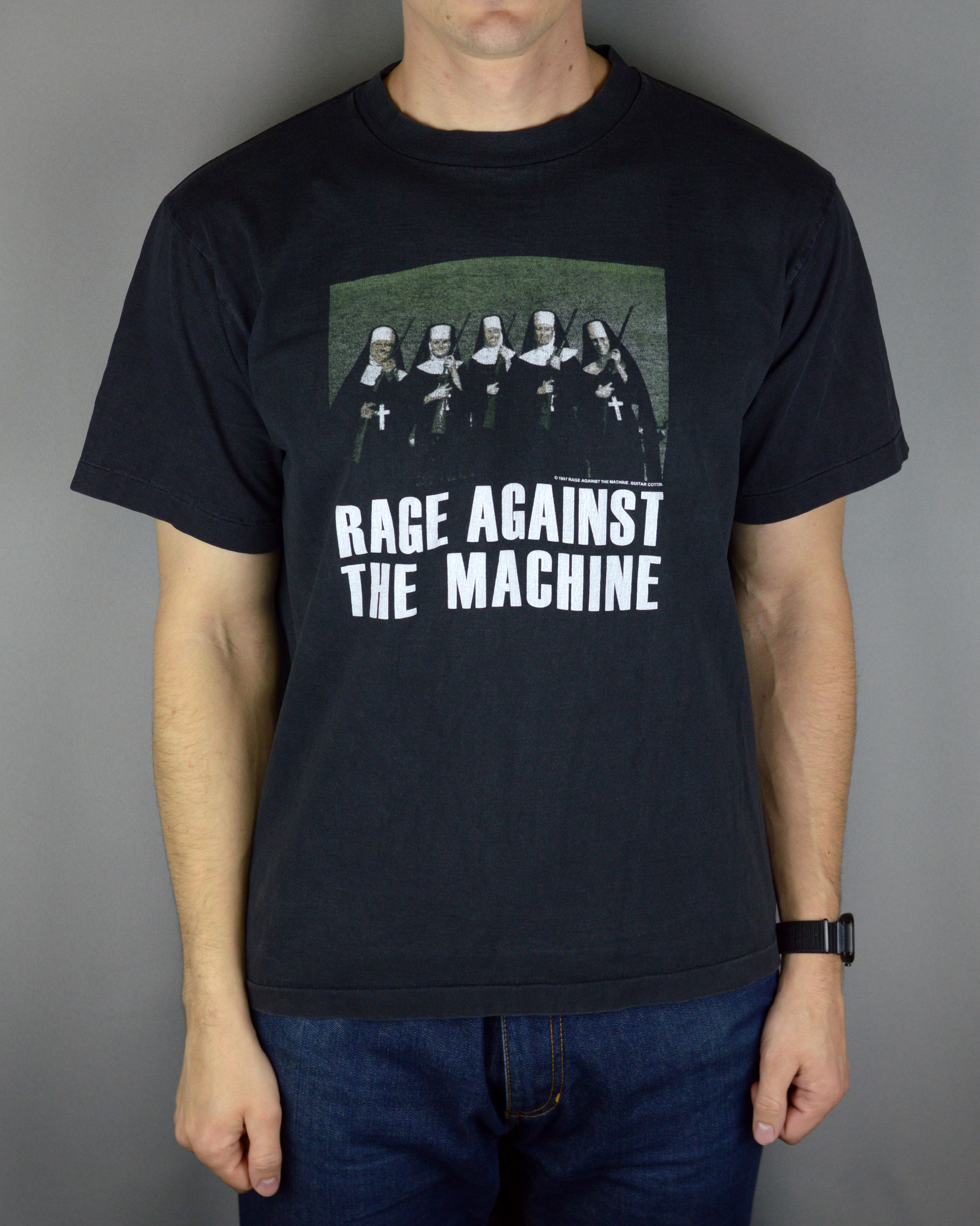 Rage Against The Machine × Vintage Vintage Rage Against The Machine Nuns With Guns 1997 t shirt Size US XL / EU 56 / 4 - 1 Thumbnail