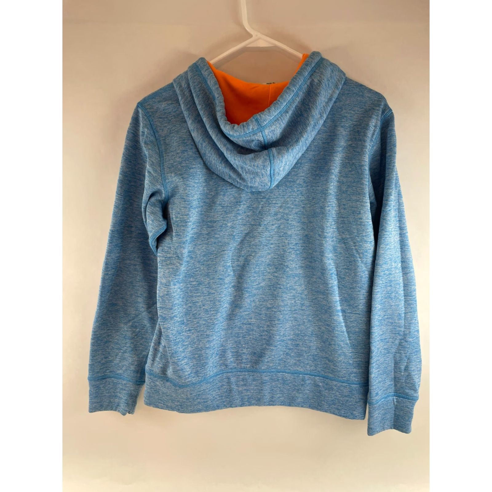 Under Armour VINTAGE? No, Under Armour Hoodie Women M Blue Heather Hooded pullover Drawstring Logo Size M / US 6-8 / IT 42-44 - 2 Thumbnail