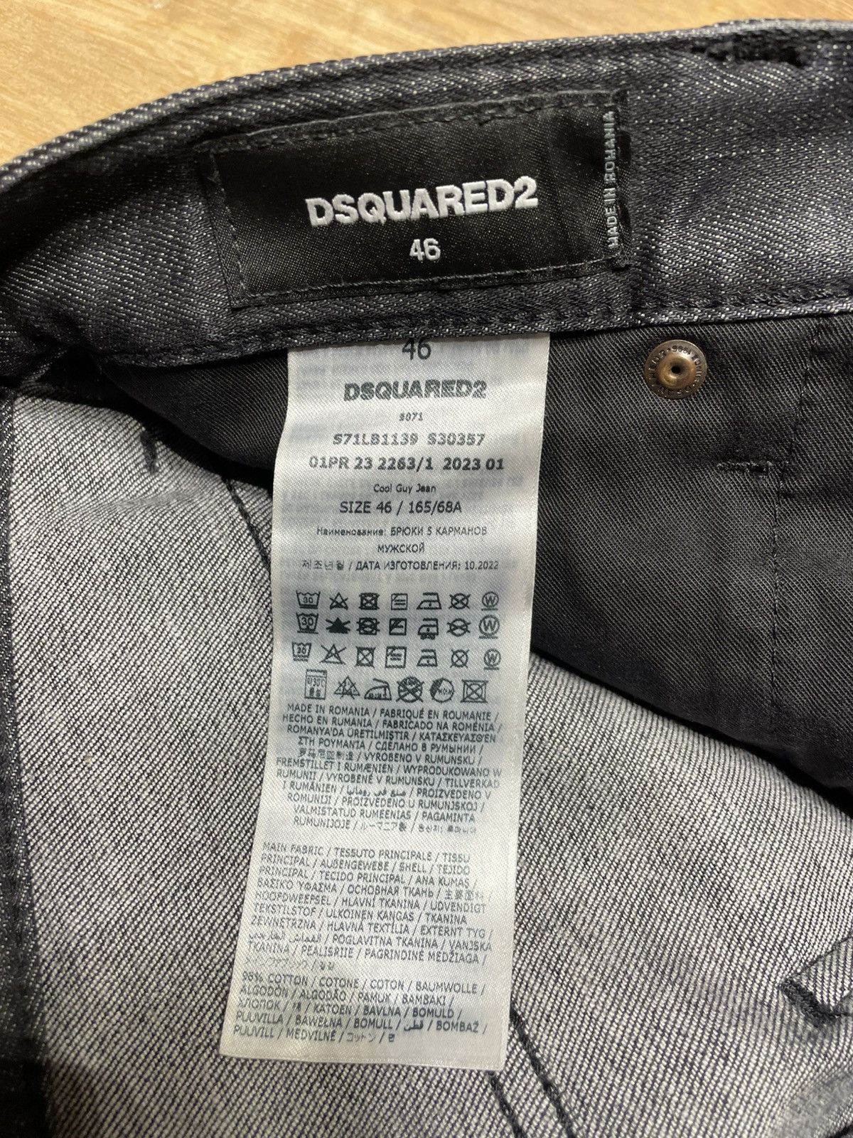Dsquared2 Dsquared2 Black Jeans Slim fit Size US 31 - 4 Thumbnail