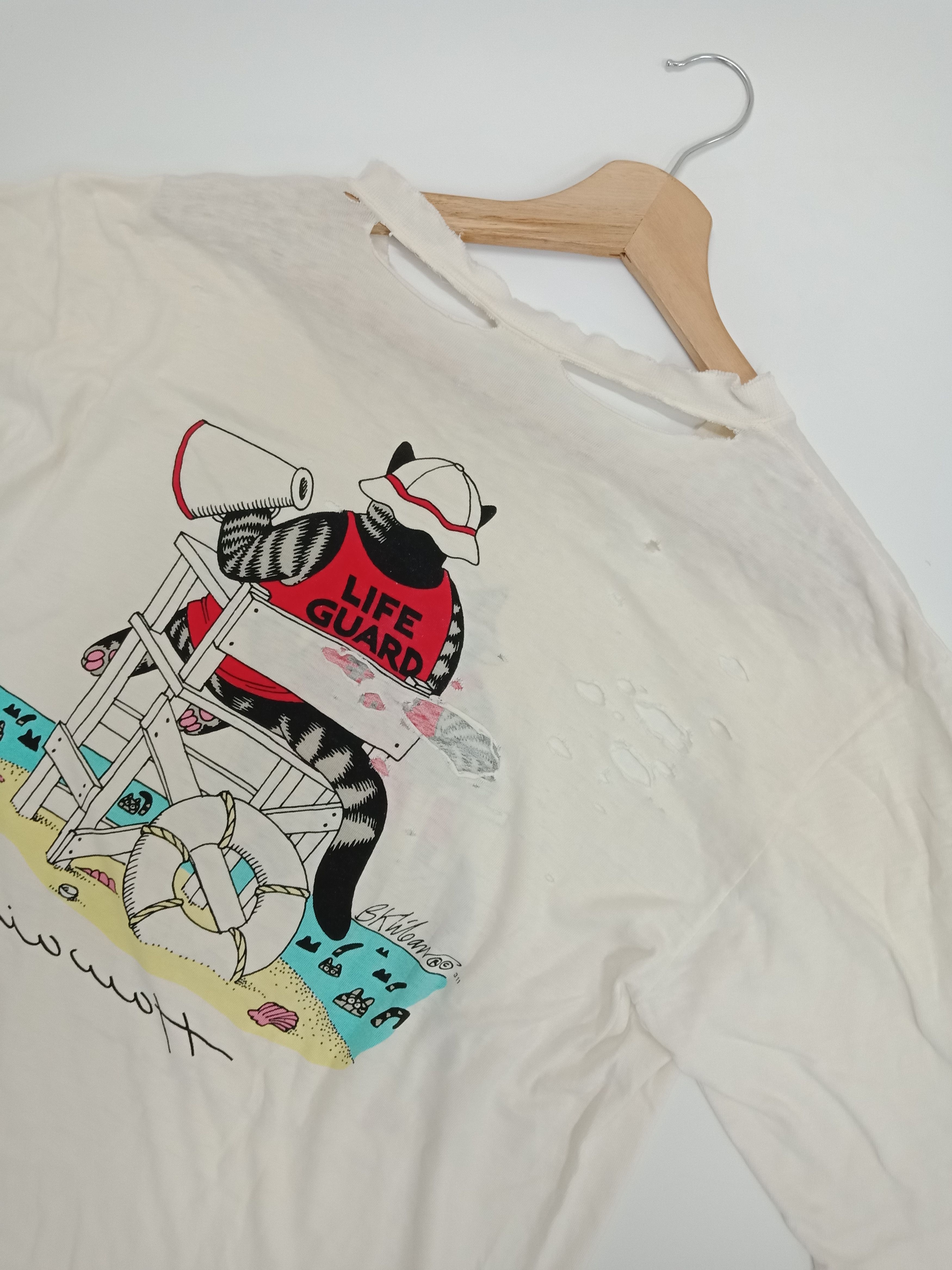Vintage Vintage Cat Hawaii Distressed #D Size US L / EU 52-54 / 3 - 3 Thumbnail