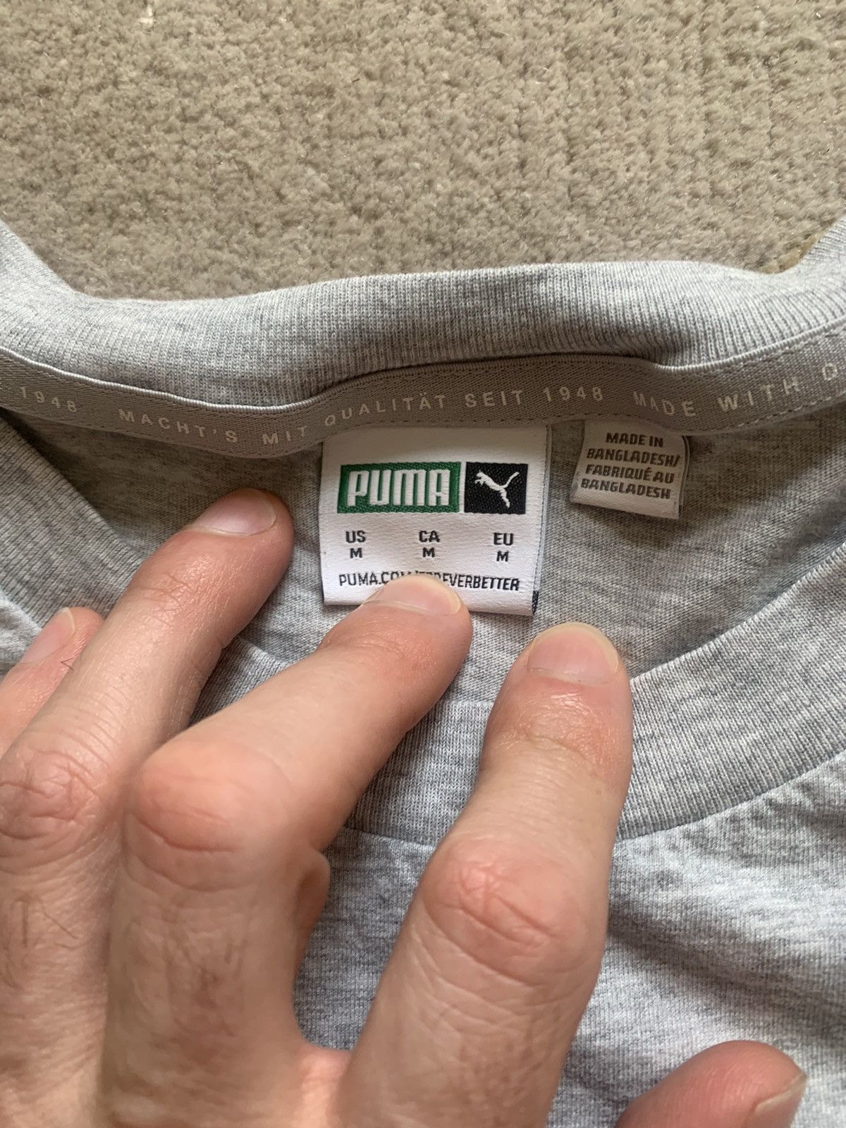 Puma Puma Short Sleeve Tee Size US M / EU 48-50 / 2 - 2 Thumbnail