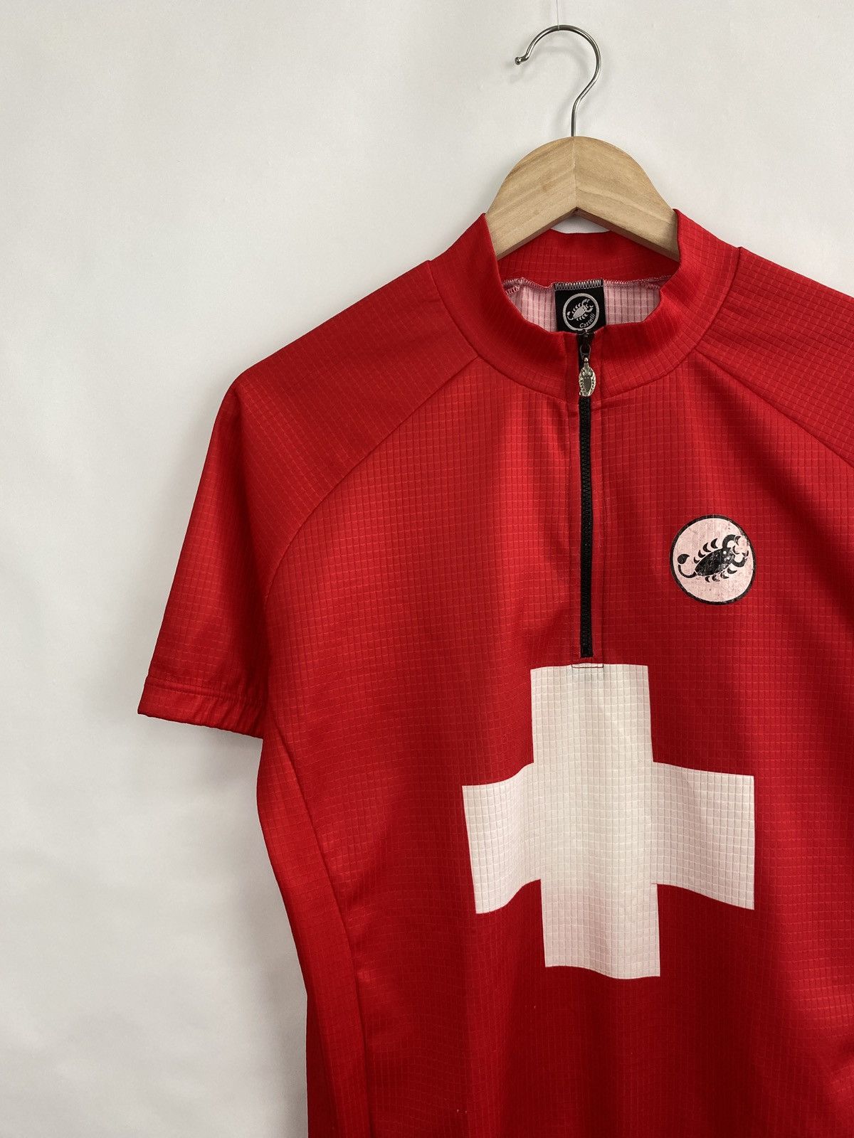 Motorola 🇨🇭 Vintage 90s Castelli Switzerland Cycling Jersey Y2K Rare Size US M / EU 48-50 / 2 - 2 Thumbnail