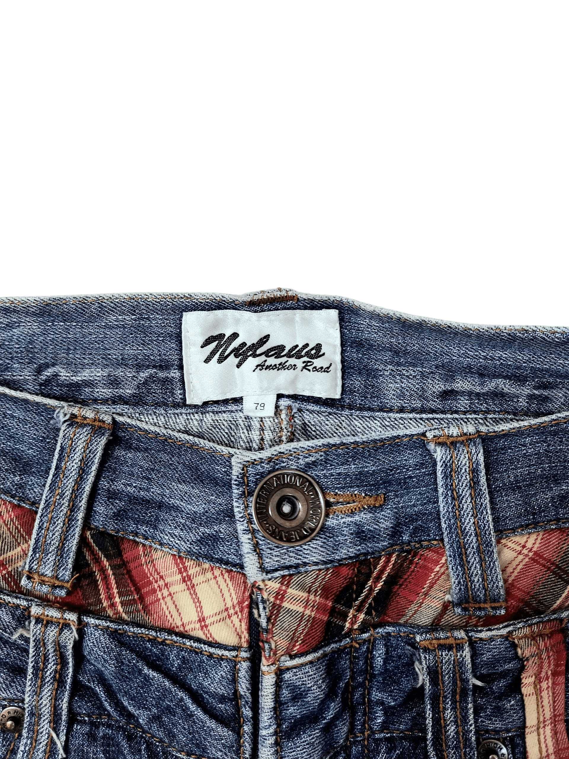 Vintage Nylaus Double Waist Seditionaries Denim Size US 30 / EU 46 - 12 Thumbnail