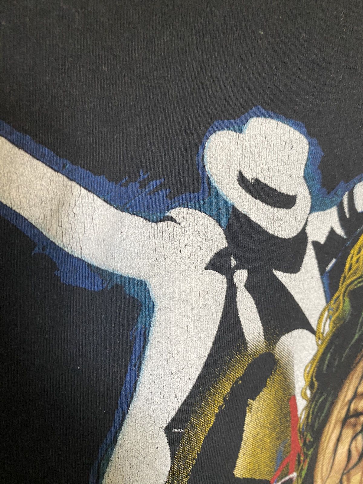 Band Tees × Michael Jackson × Vintage Vintage Michael Jackson Bootleg The King of Pop T Shirt tee Size US L / EU 52-54 / 3 - 6 Thumbnail