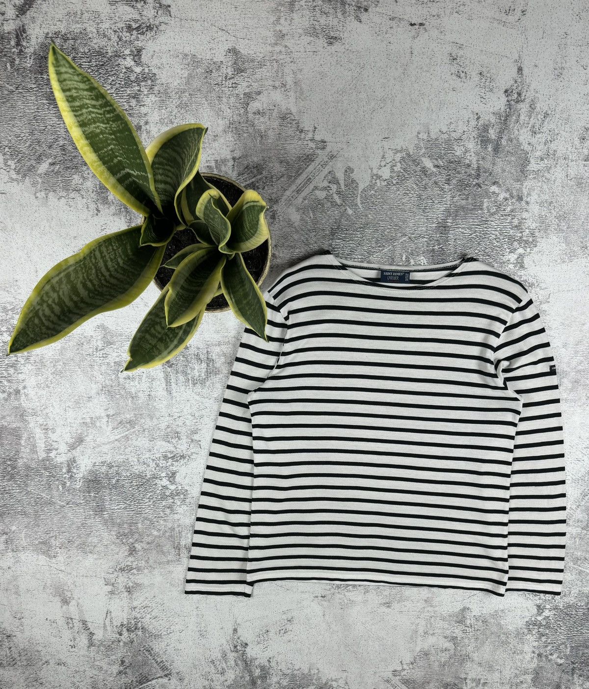 Saint James Vintage 90S Made in France Saint James Striped Longsleeve Size S / US 4 / IT 40 - 1 Thumbnail