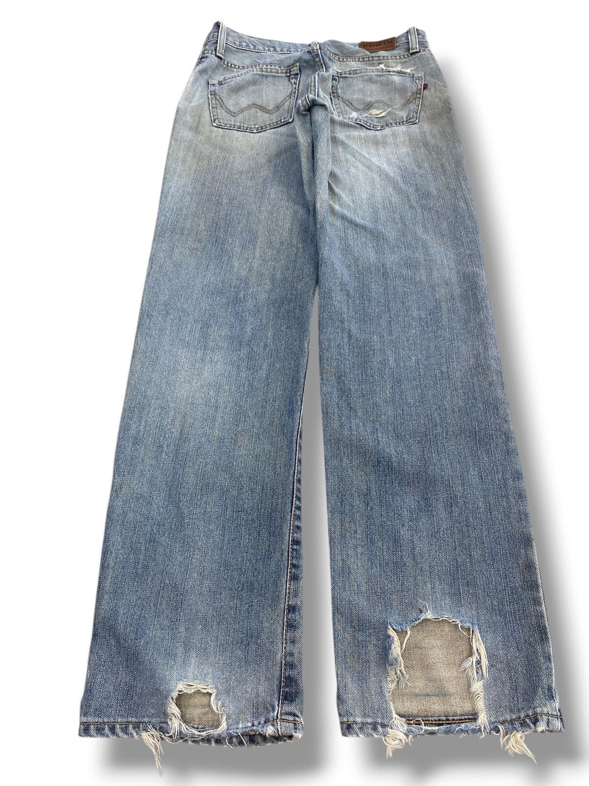 Edwin Vintage Edwin Faded Wash Ripped Style Loose Jeans Size US 31 - 3 Thumbnail