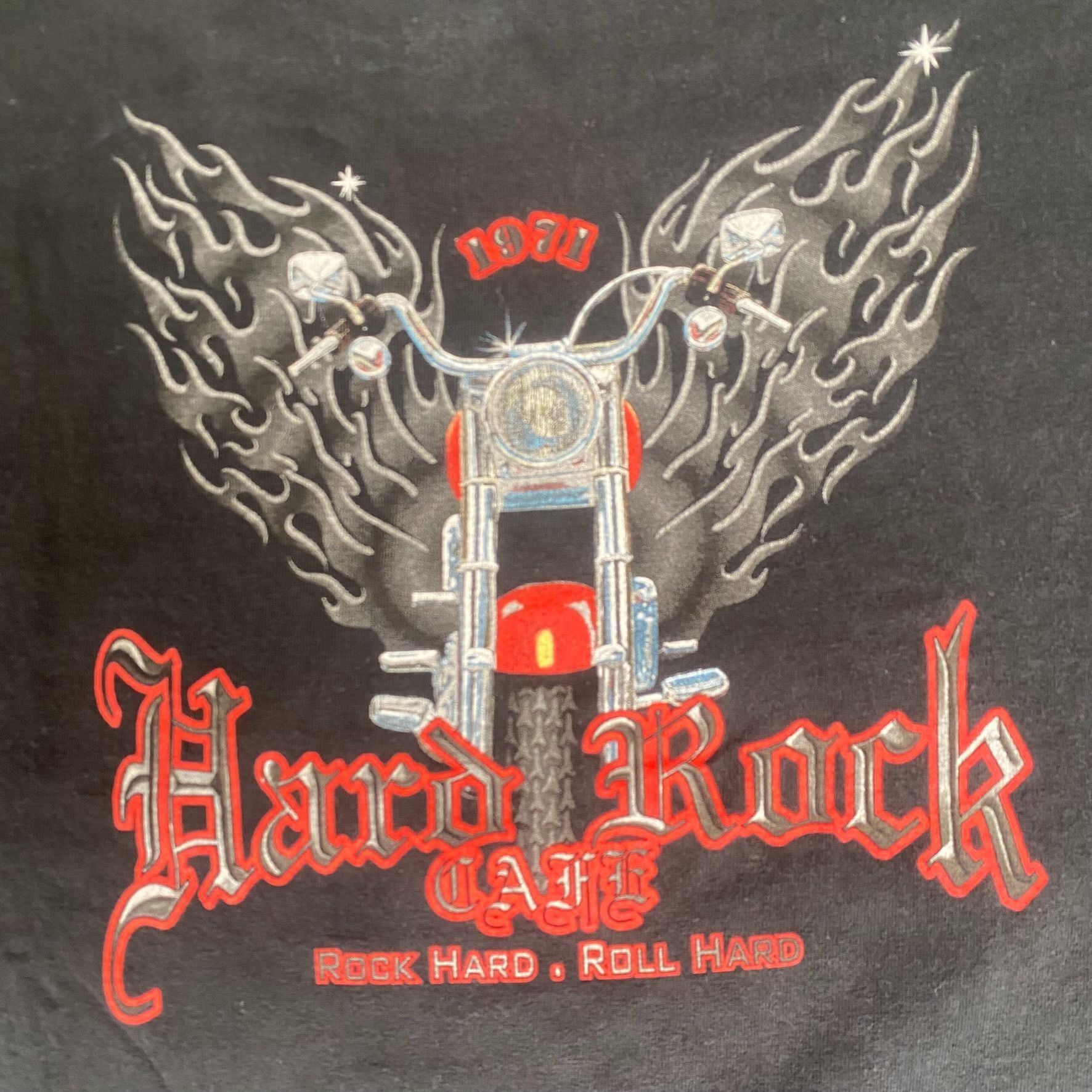 Hard Rock Cafe Vintage Y2K Hard Rock Cafe Shirt Chopper Biker Punk Tee Size US XL / EU 56 / 4 - 3 Thumbnail