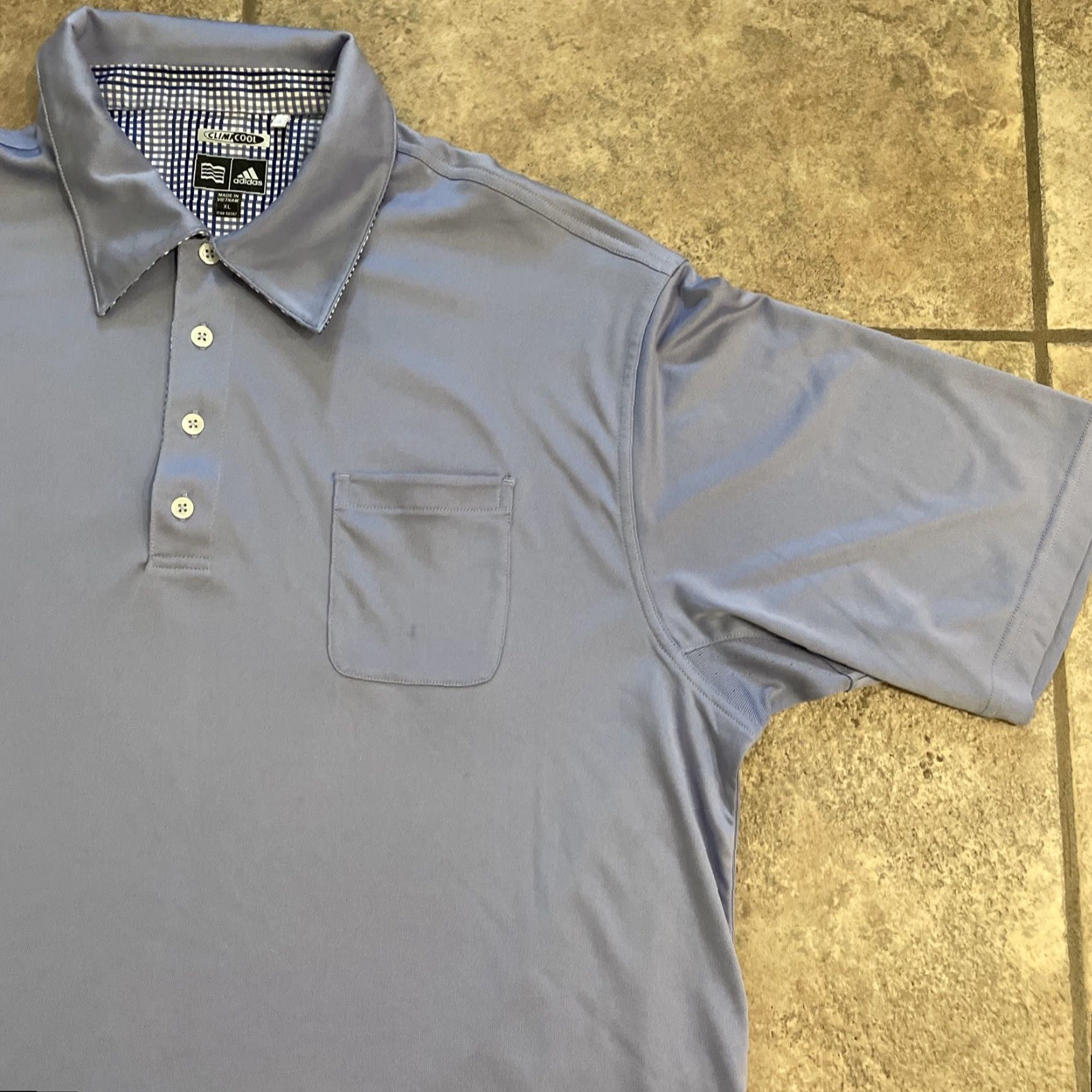 Adidas VINTAGE adidas Golf Polo Shirt Men XL Purple USA Golf Sportswear Size US XL / EU 56 / 4 - 2 Thumbnail