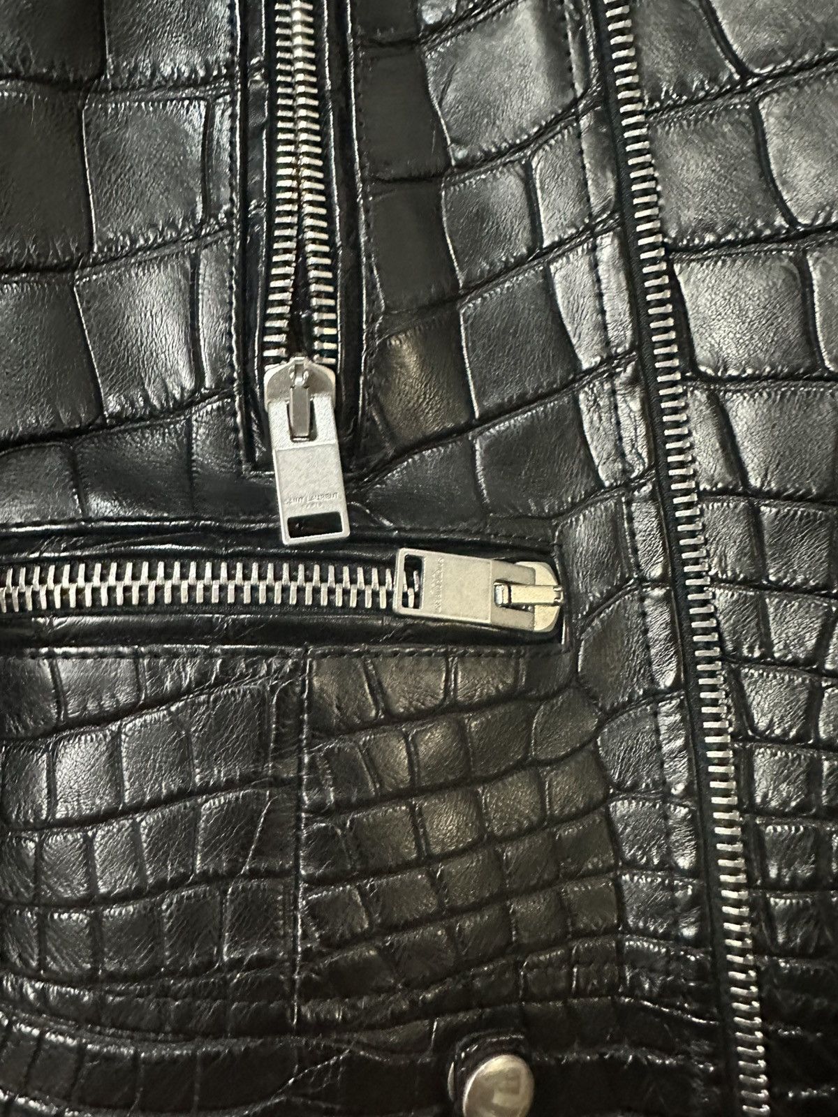 Saint Laurent Paris Slp L01 crocodile jacket Size US M / EU 48-50 / 2 - 2 Thumbnail