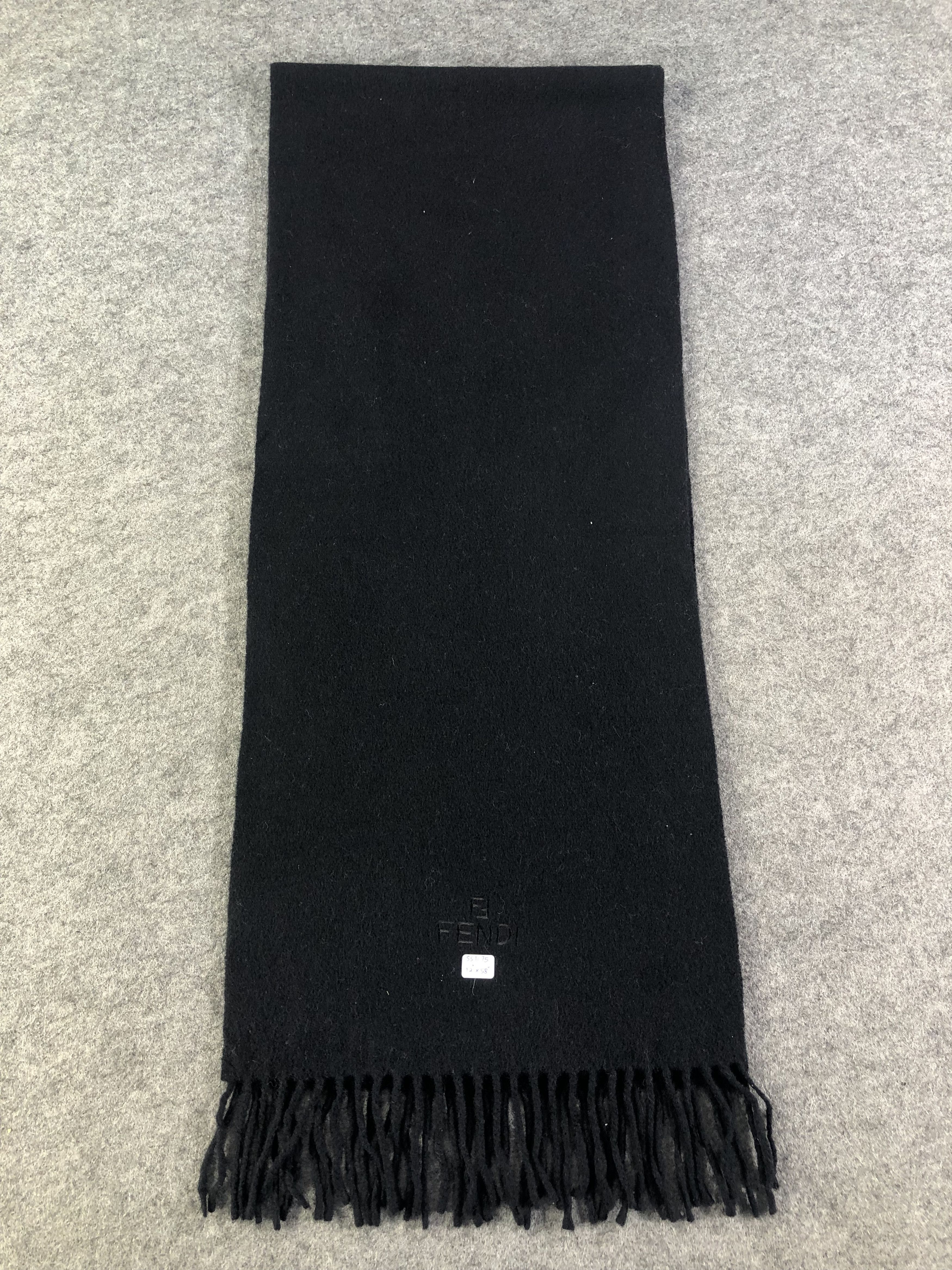 Vintage Fendi Plain Scarf / Muffler / Neckwear Size ONE SIZE - 2 Thumbnail