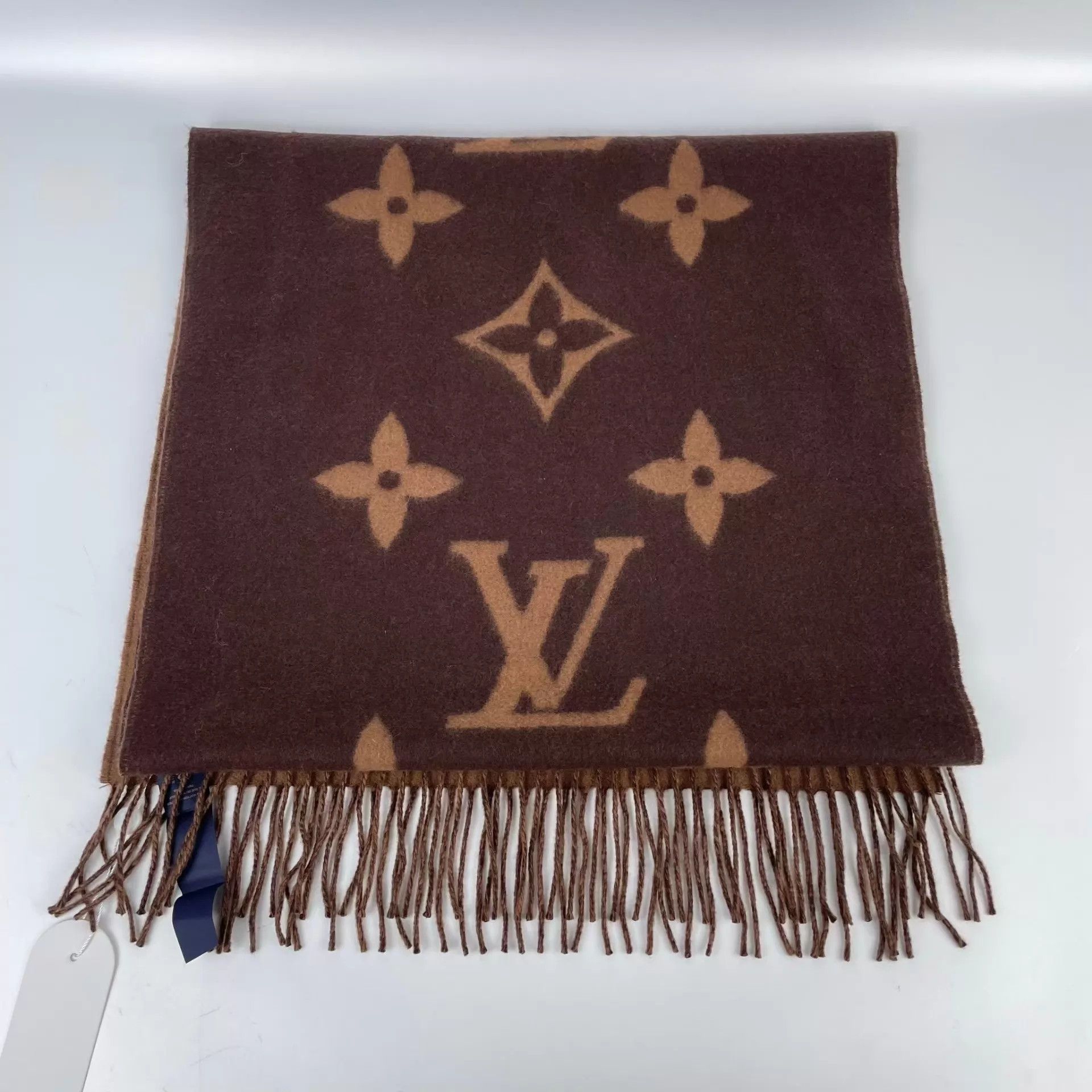 Louis Vuitton LV Cashmere Scarf 170x45cm Colorblock 260402VZZWS18 Size ONE SIZE - 2 Thumbnail