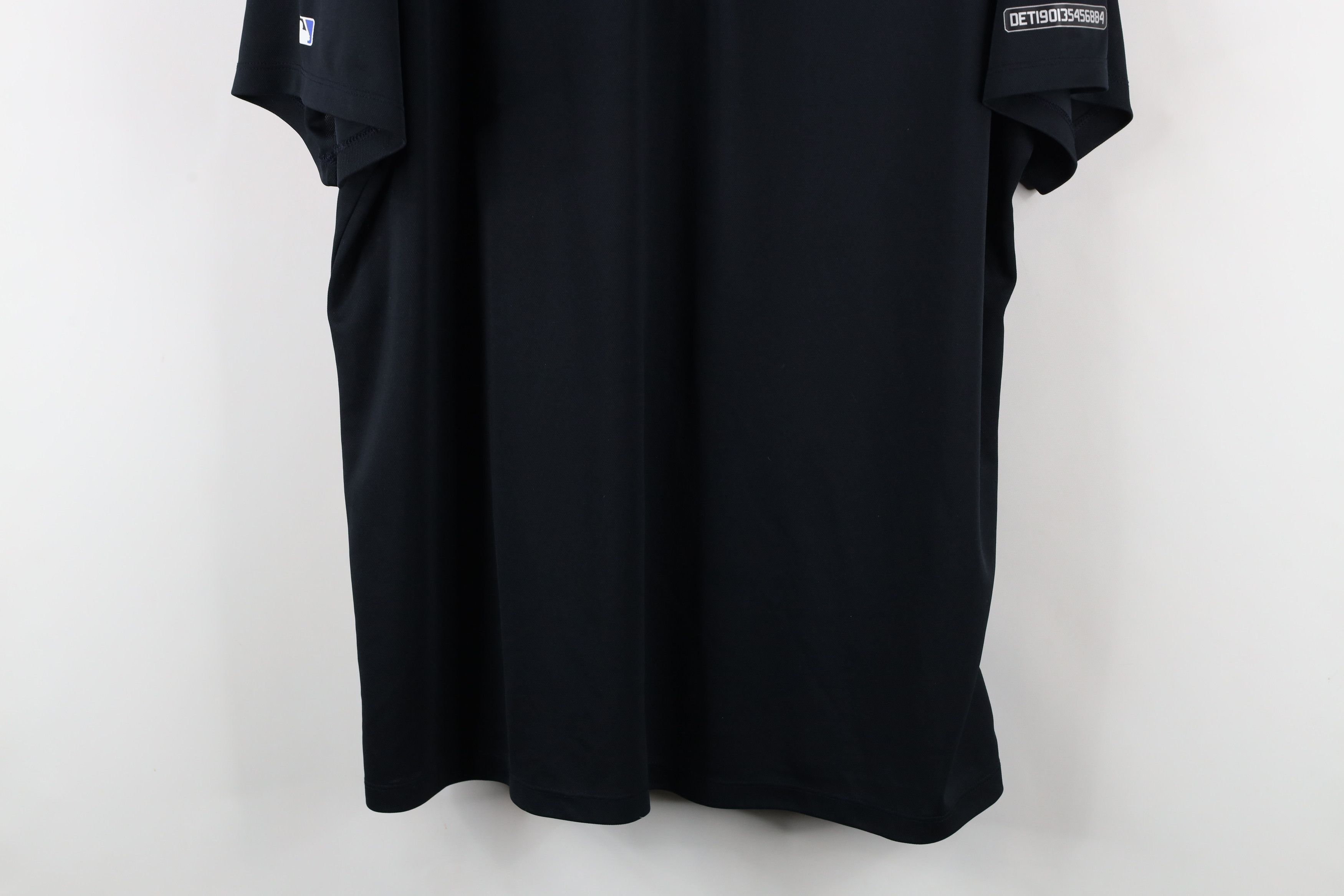Nike × Vintage Nike 313 Detroit Tigers Baseball Golf Polo Shirt Black Size US XL / EU 56 / 4 - 3 Thumbnail