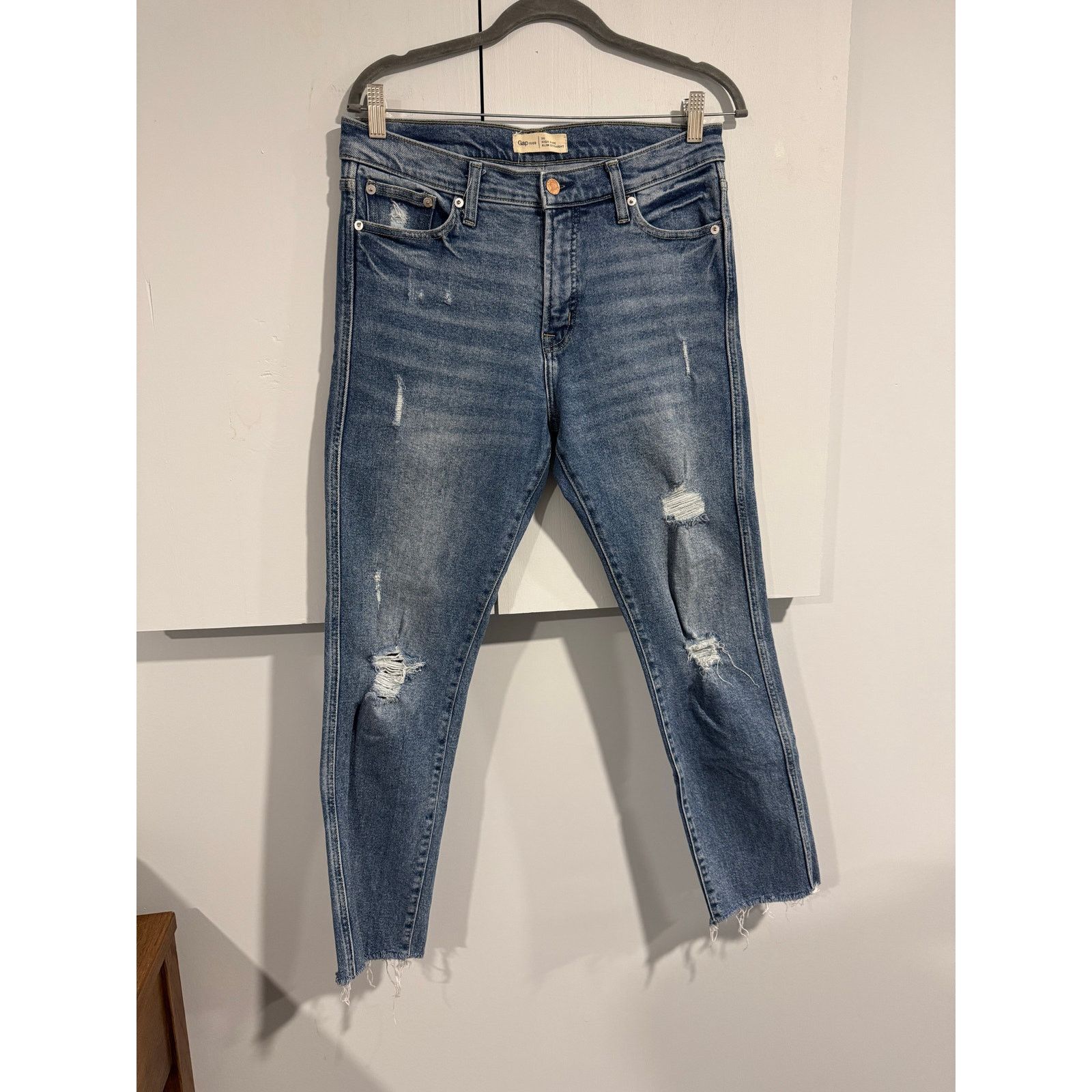 Gap Gap Jeans High Rise Slim Straight Size 10/30 Size 30" / US 8 / IT 44 - 1 Thumbnail