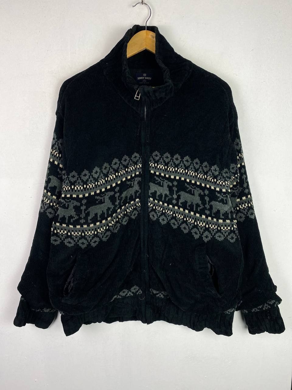 Japanese Brand sonsy daisy knitted navajo design jacket Size US M / EU 48-50 / 2 - 1 Thumbnail