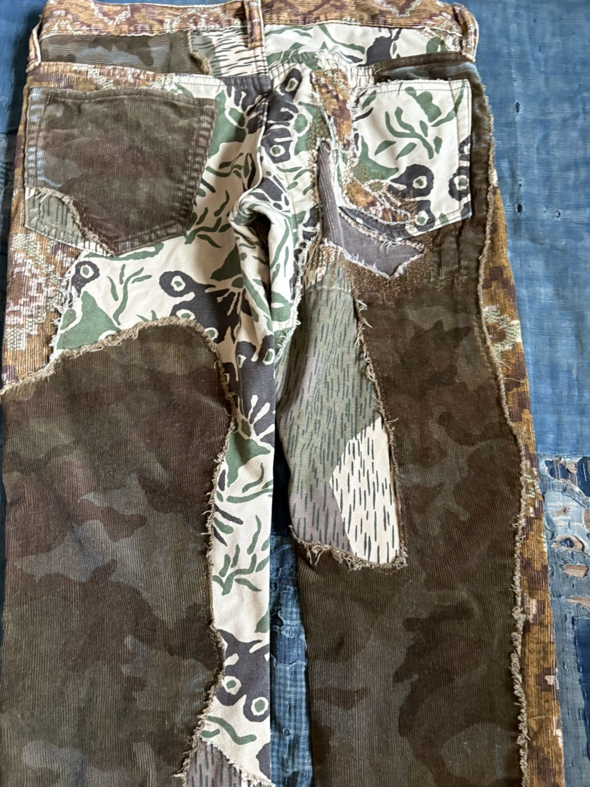 Kapital Kountry KOUNTRY Repair Mixed Pattern Corduroy Patchwork Jeans Size US 30 / EU 46 - 9 Thumbnail