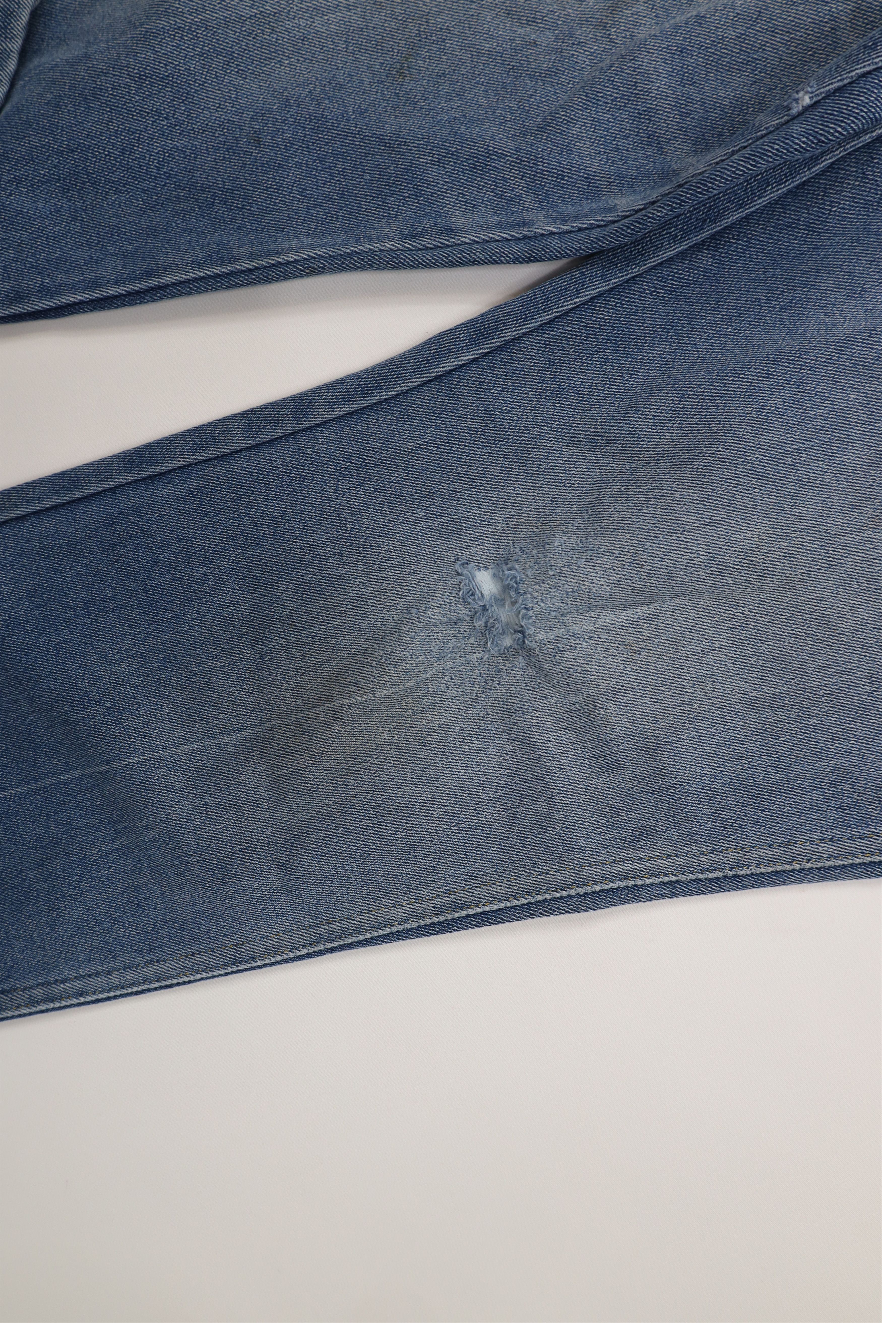 Lee Vintage 90s Lee Distressed Straight Leg Denim Jeans Blue USA Size US 36 / EU 52 - 6 Thumbnail