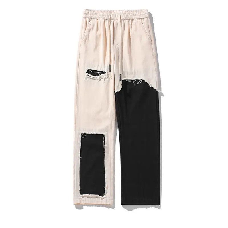 Japanese Brand × Vintage Cotton Casual Pants Men Oversized Retro Straight Pants Size US 33 - 2 Thumbnail