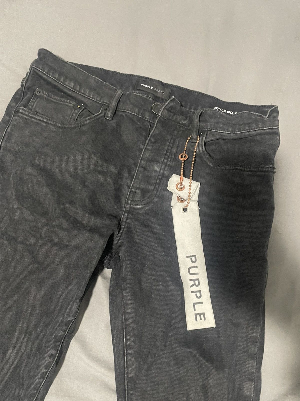 Purple Brand Purple Brand P001 Black Skinny Jeans Size US 30 / EU 46 - 2 Thumbnail