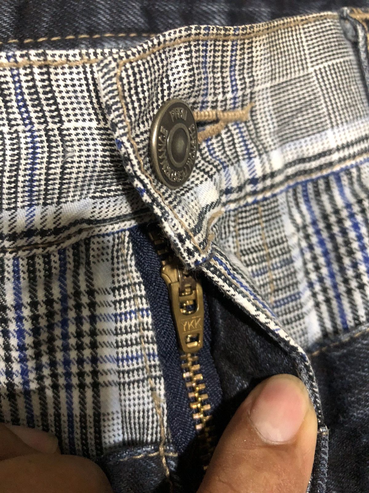 Japanese Brand × PPFM × Vintage Vintage PPFM Double Waist Denim Jeans Size US 31 - 6 Thumbnail