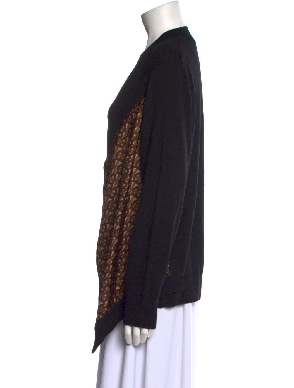 Burberry Burberry Merino Wool Printed Sweater Size XS / US 0-2 / IT 36-38 - 8 Thumbnail